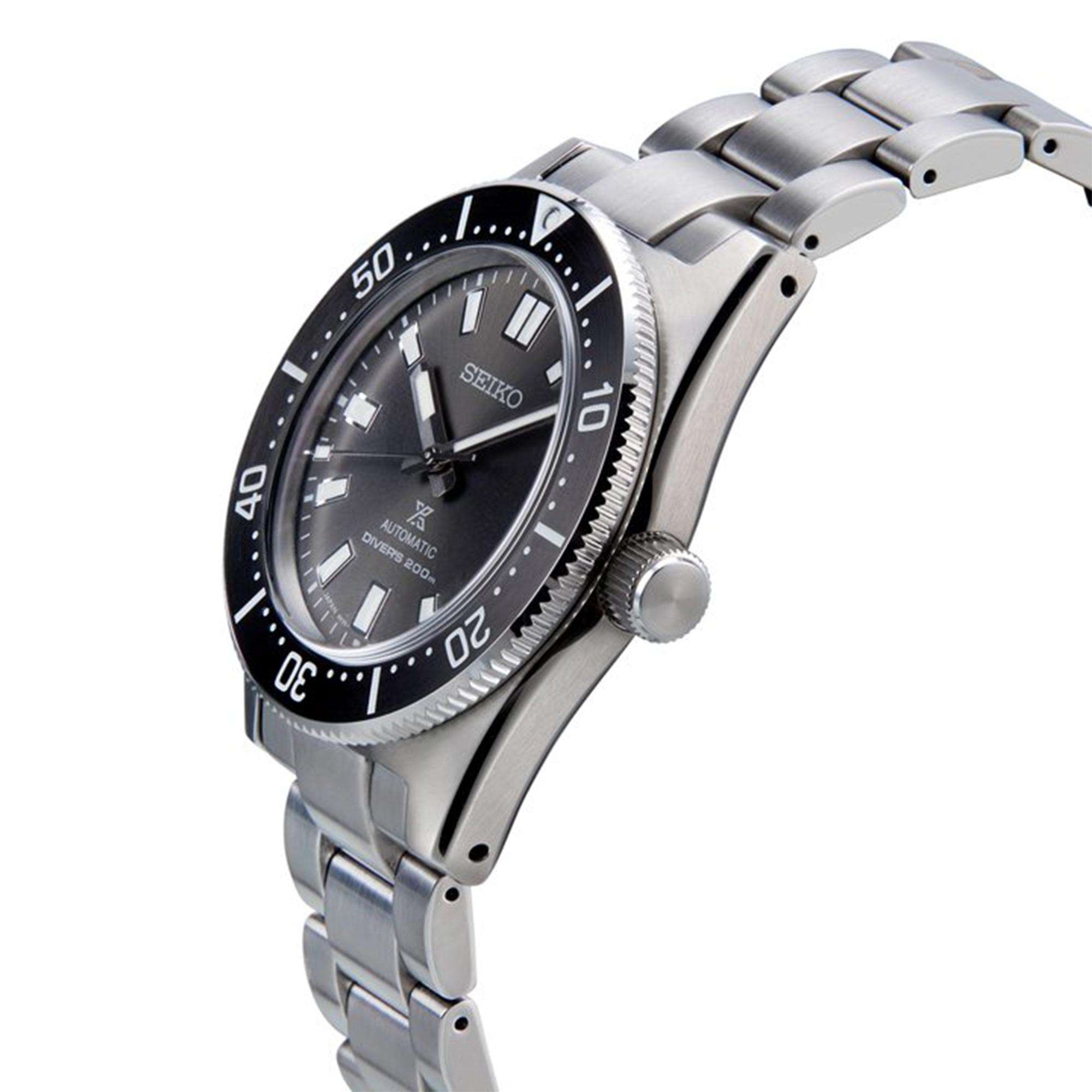 Seiko Prospex '1965 Diver's Recreation' Automatic Grey Dial Stainless Steel Men's Watch SPB143J1