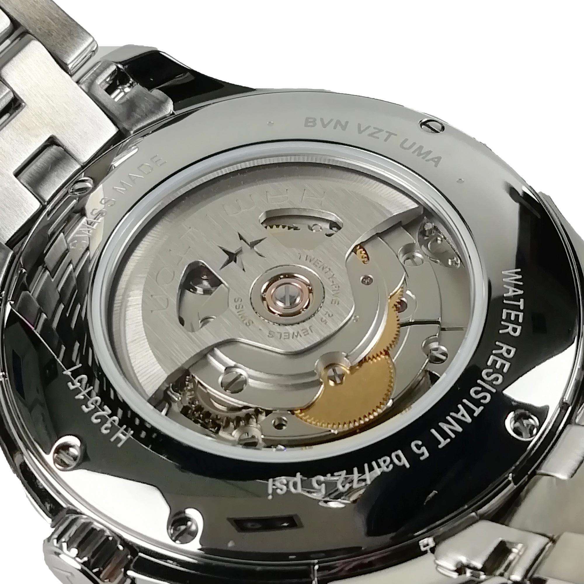 Hamilton Jazzmaster Viewmatic Automatic Blue Dial Stainless Steel Bracelet Men's Watch H32515145