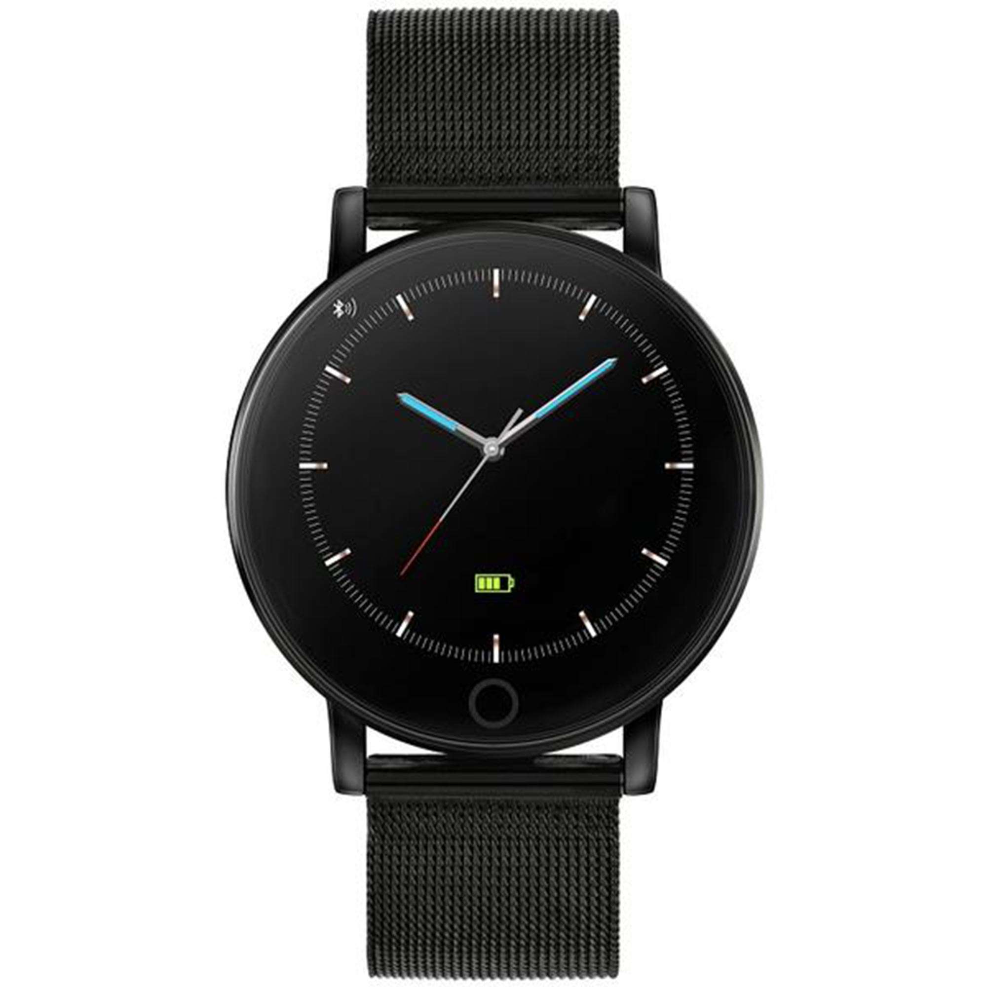 Reflex Active Series 05 Quartz Black Dial Black PVD Milanese Bracelet Unisex Smartwatch RA05-4024