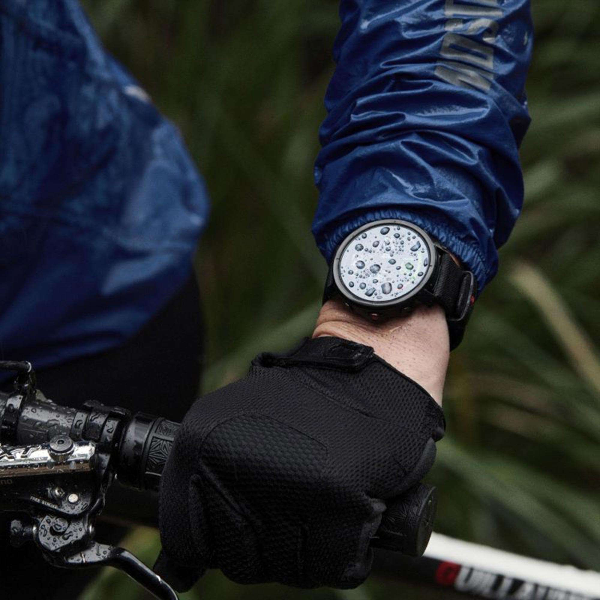Polar Grit X Quartz Digital Dial Black Rubber Strap Smartwatch 90081734