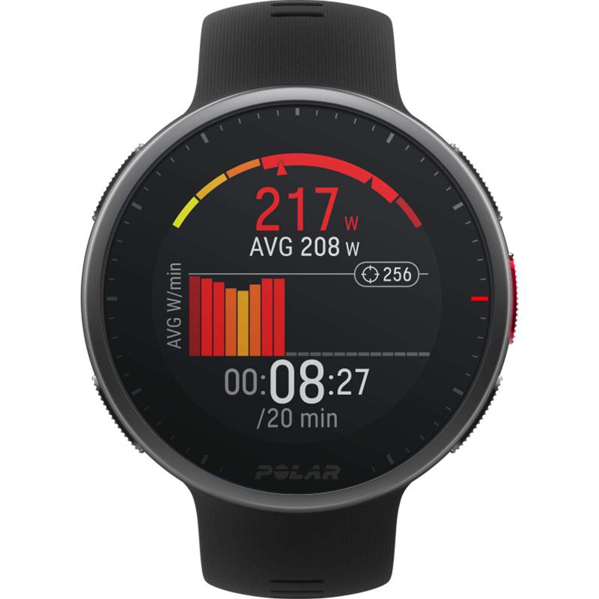 Polar Vantage V2 Quartz Digital Dial Black Rubber Strap Smartwatch 90082710