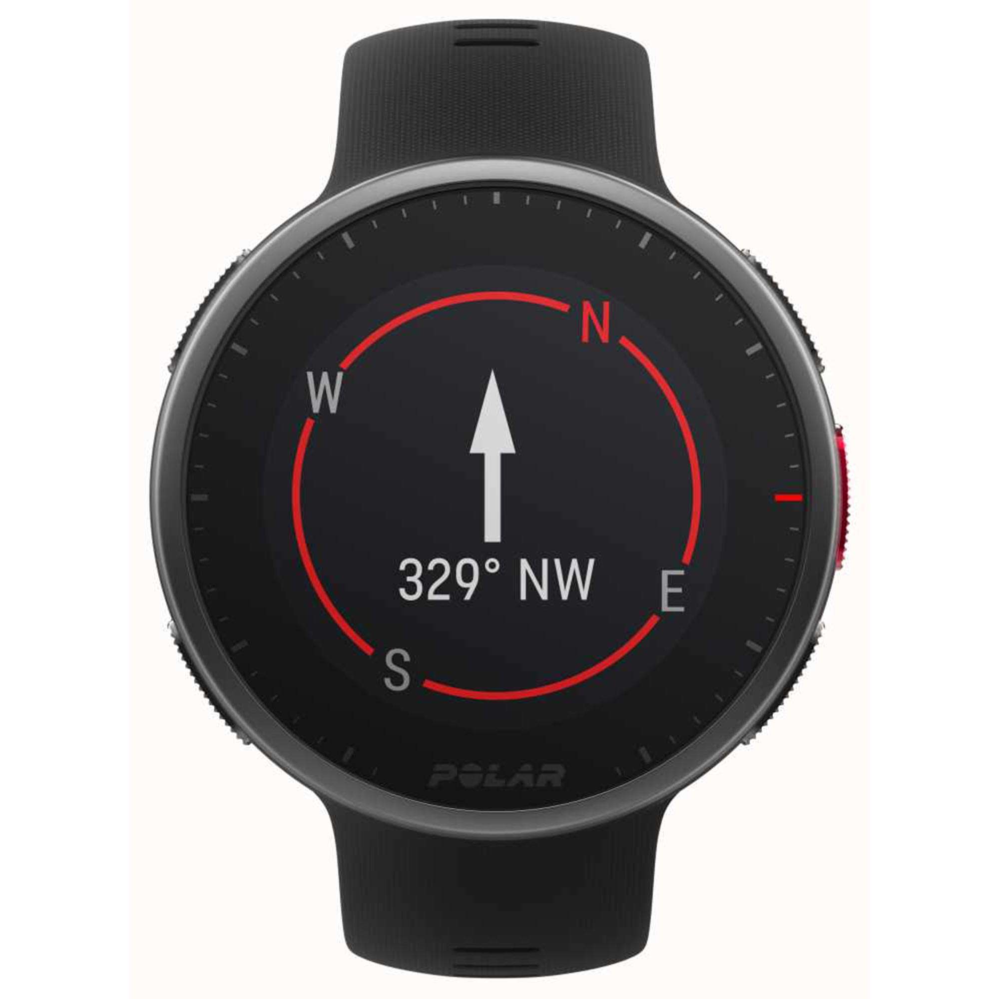 Polar Vantage V2 H10 HR Sensor Quartz Digital Dial Black Rubber Strap Smartwatch 90082711