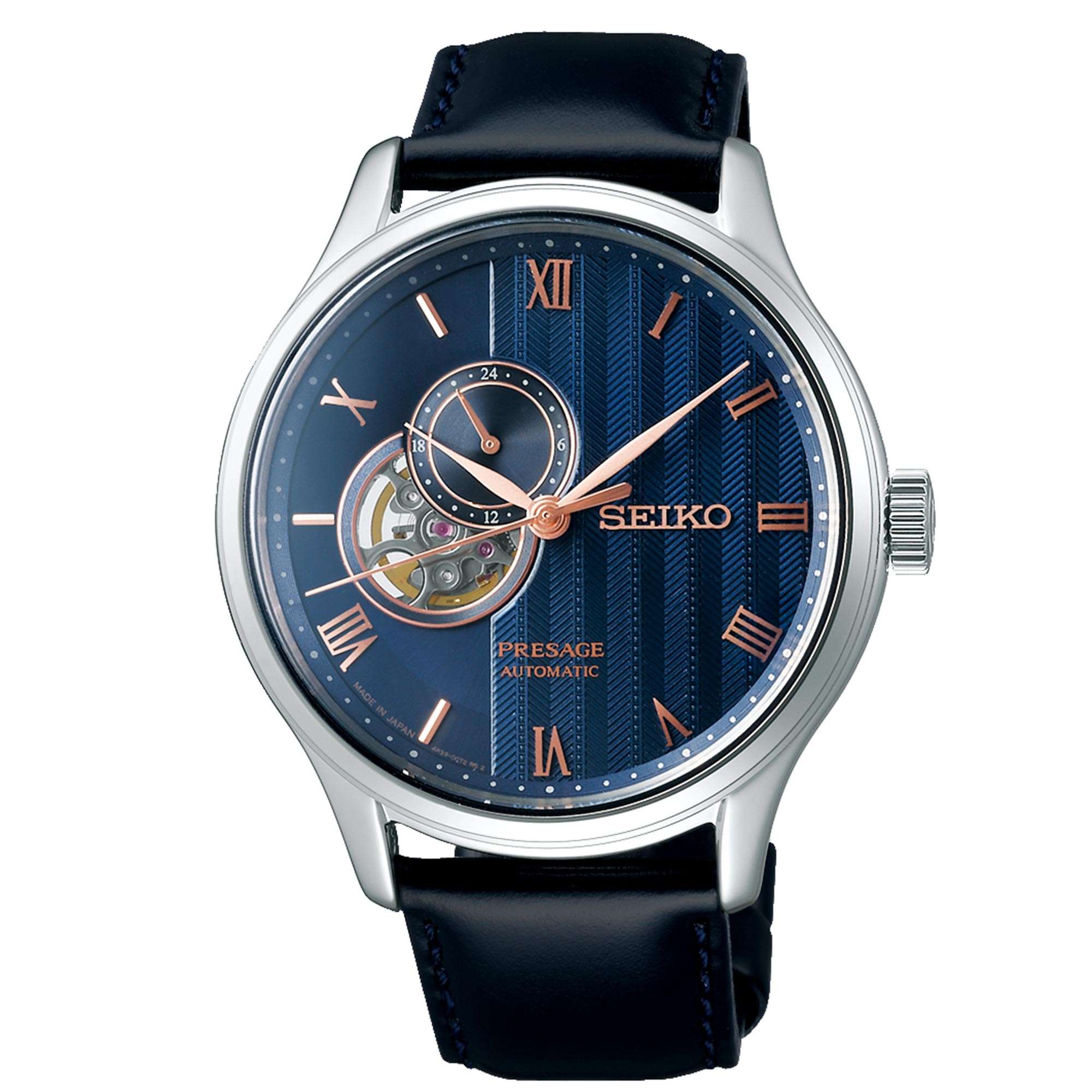 Seiko Presage Japanese Zen Garden 'Sakura By Night' Men's Watch SSA421J1