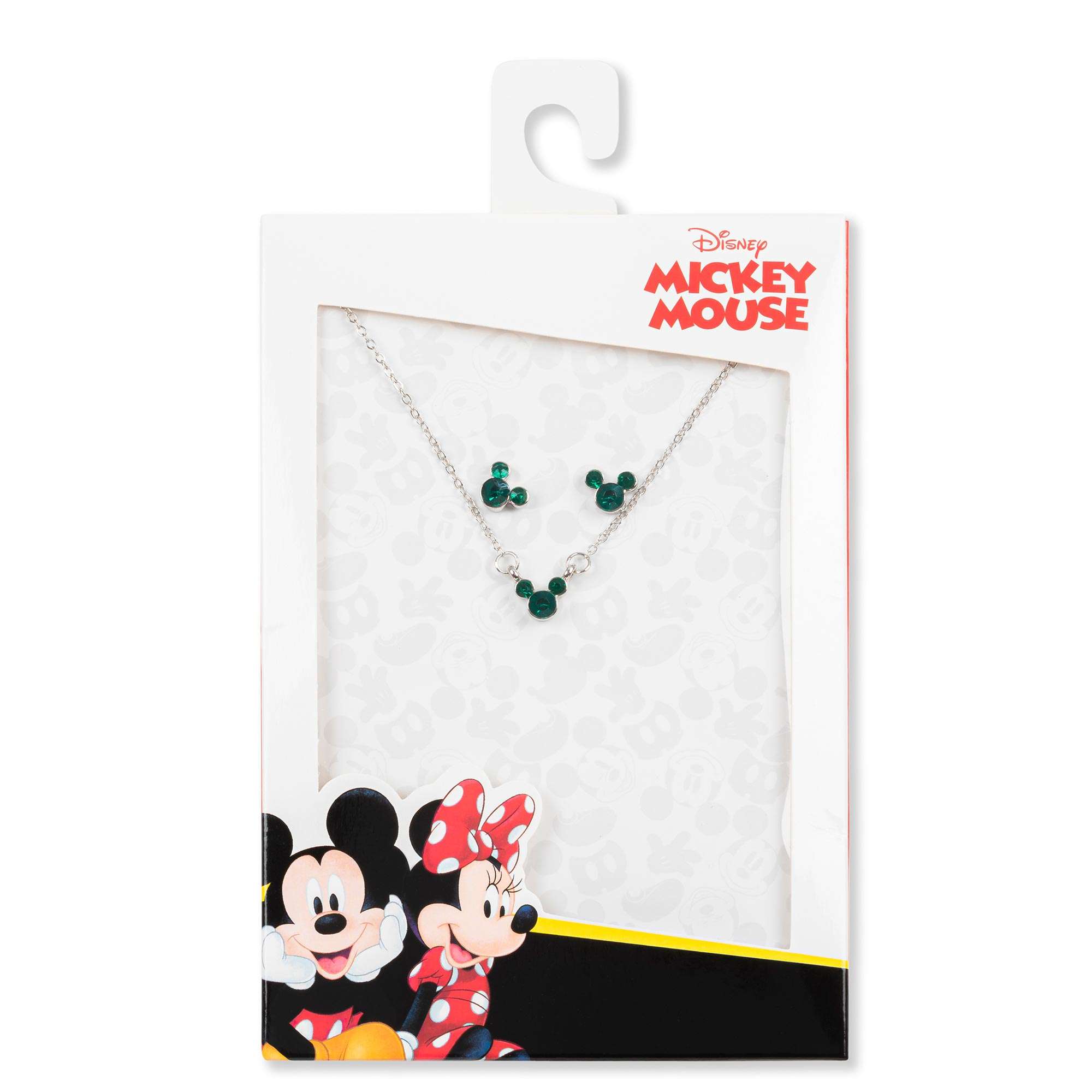 Disney Mickey Mouse Birthstone Necklace and Earring Set SH00519RMAYL