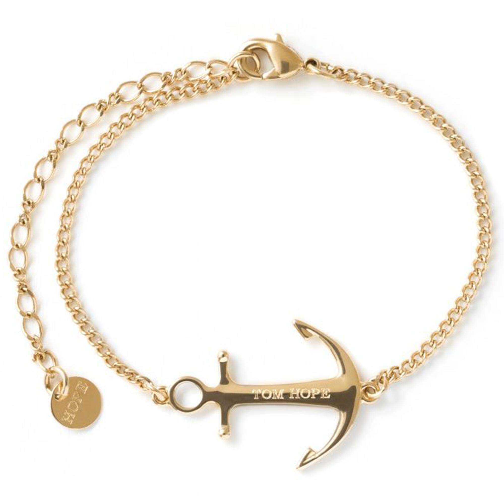 Tom Hope Gold-plated Saint Bracelet TM0331