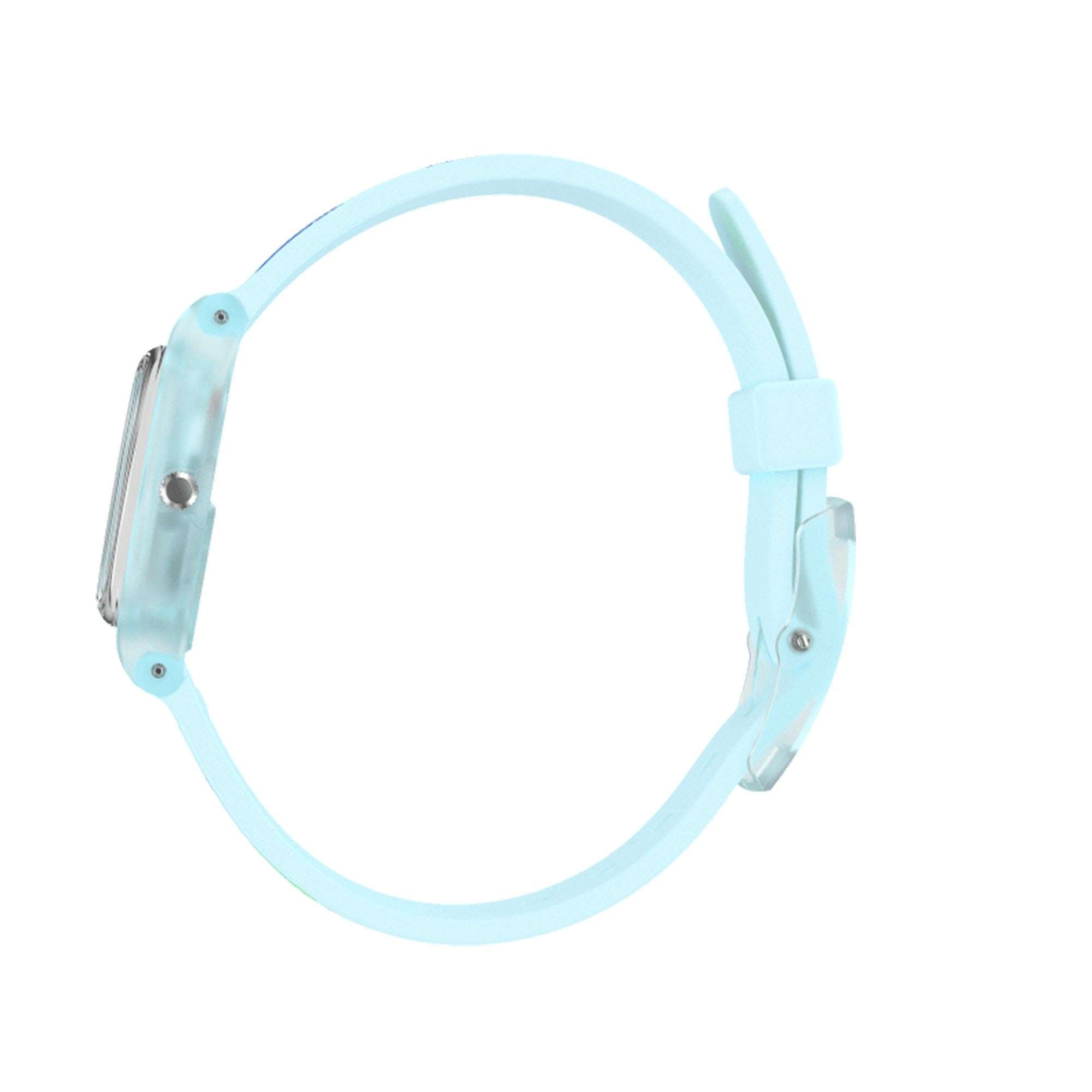 Swatch Original Gent Quartz Blue Dial Blue Silicone Strap LN157