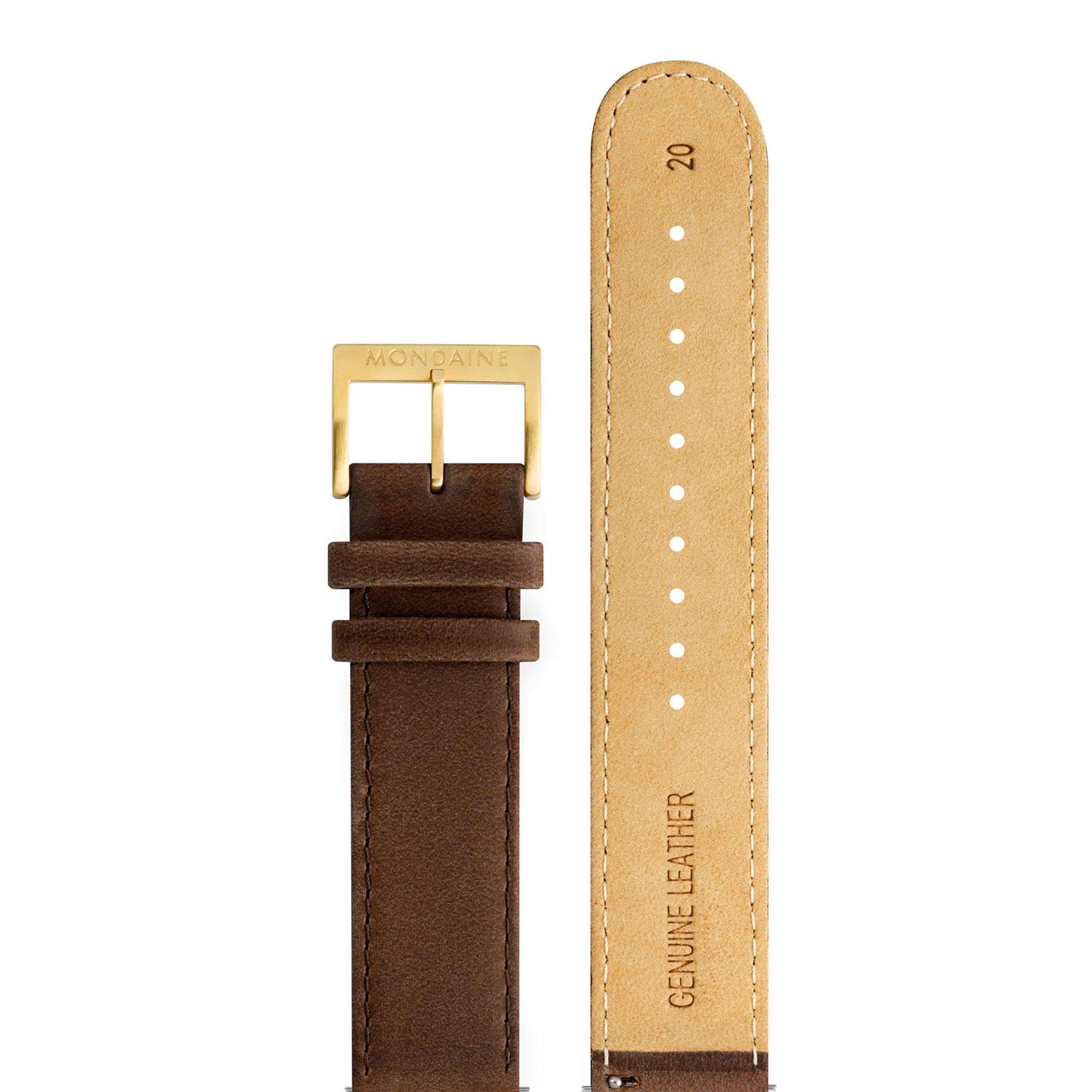 Mondaine Evo Quartz White Dial Leather Strap Unisex Watch MSE.40112.LG