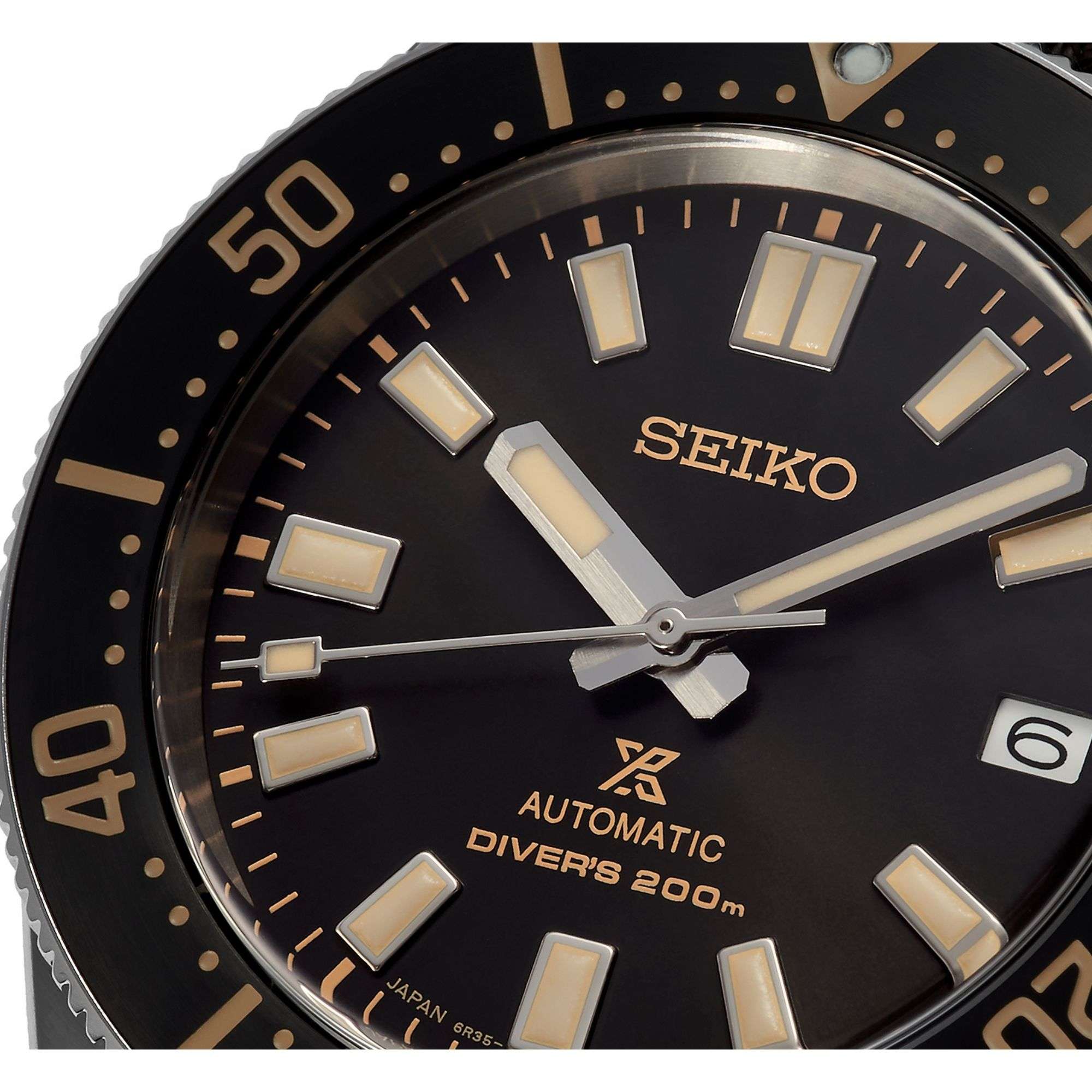 Seiko Prospex First Japanese Diver’s Re-interpretation Automatic Black Dial Nylon Strap Men's Watch SPB239J1