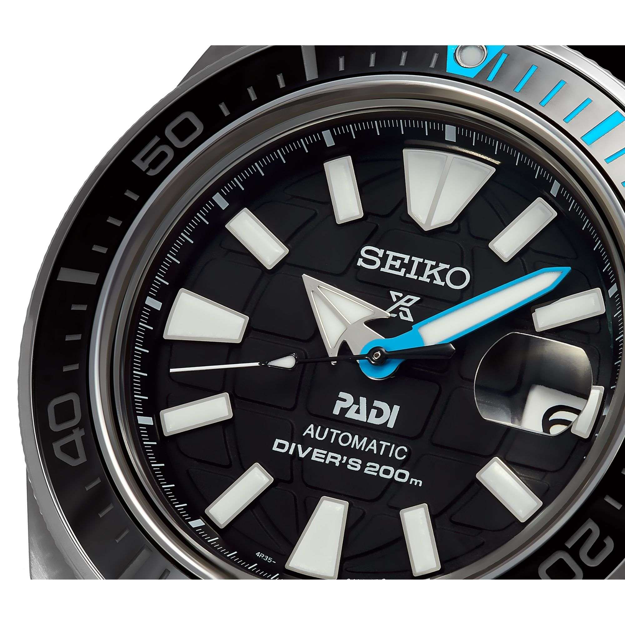 Seiko Prospex 'King Samurai' PADI Automatic Blue Dial Black Silicone Strap Men's Watch SRPG21K1