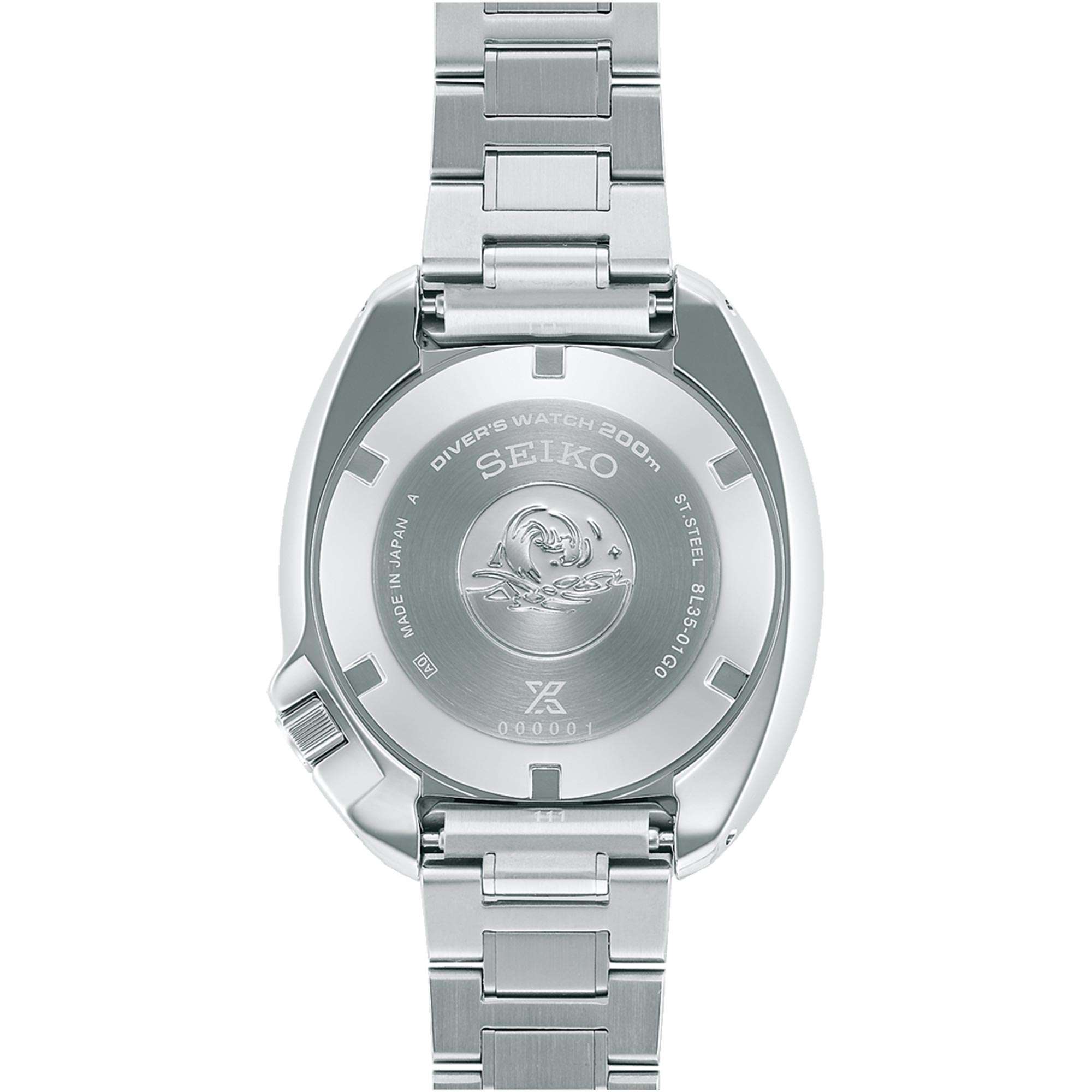 Seiko Prospex 'Captain Willard' Automatic Black Dial Stainless Steel Bracelet Men's Watch SLA051J1