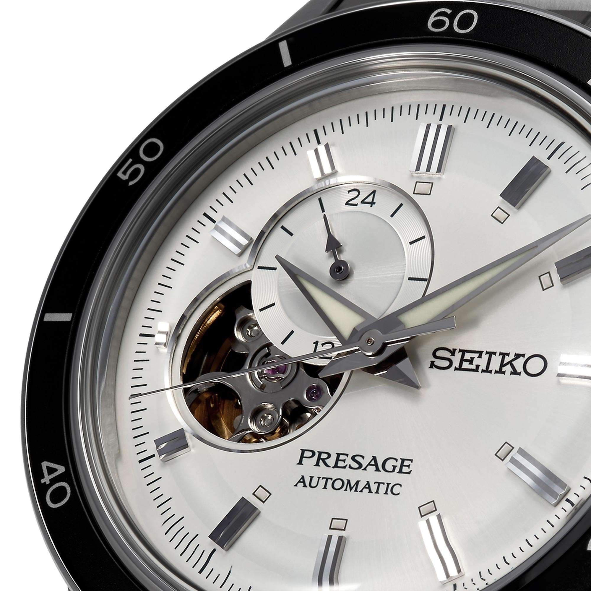 Seiko Presage Style 60's Automatic Silver Dial Stainless Steel Bracelet Men's Watch SSA423J1