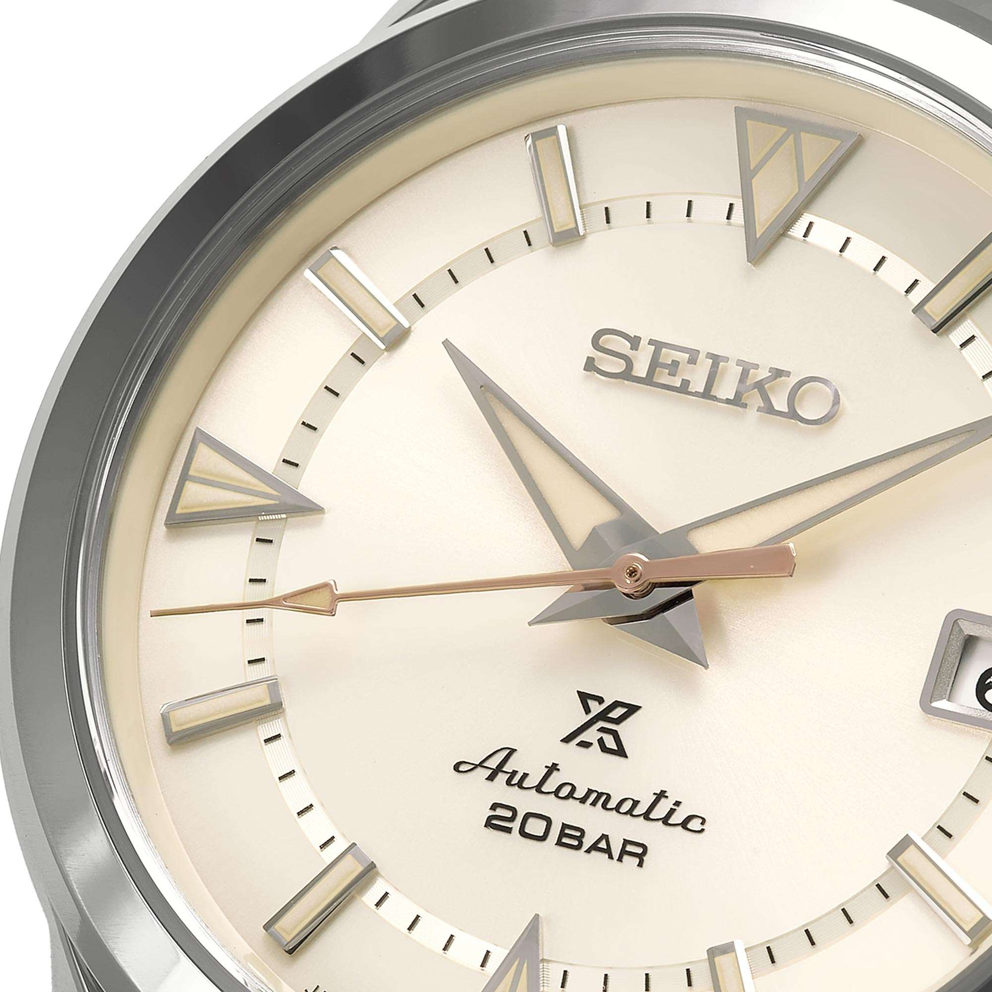 Seiko Prospex 1959 Alpinist Automatic Cream Dial Stainless Steel Bracelet Men's Watch SPB241J1