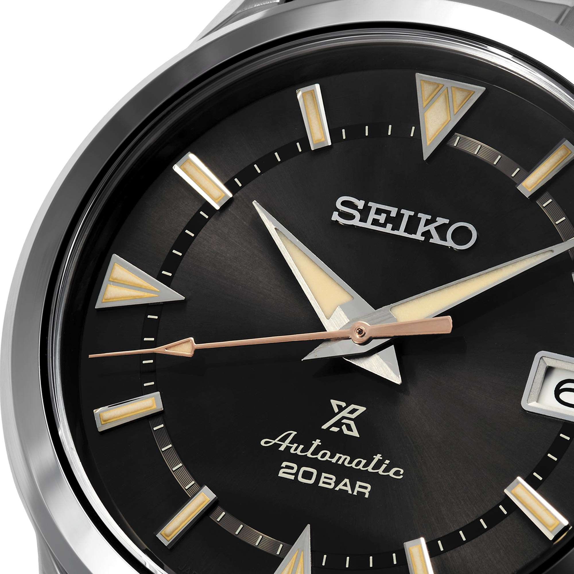 Seiko Prospex 1959 Alpinist Automatic Black Dial Stainless Steel Bracelet Men's Watch SPB243J1