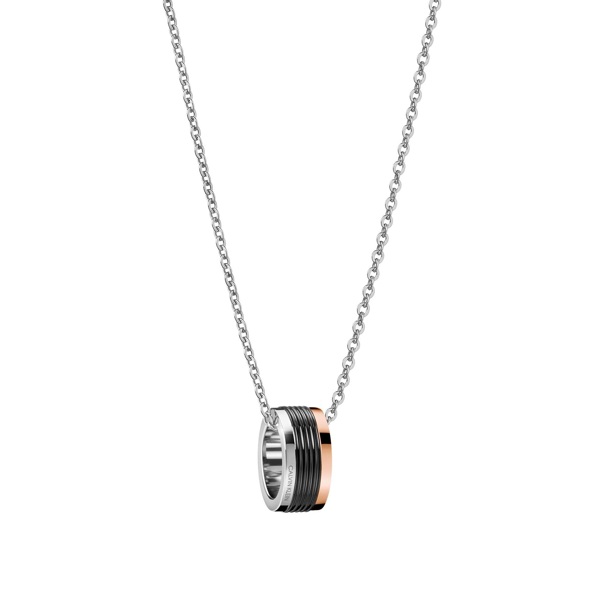 Calvin Klein Blast Stainless Steel Necklace Ladies Jewellery KJ7MBN300100