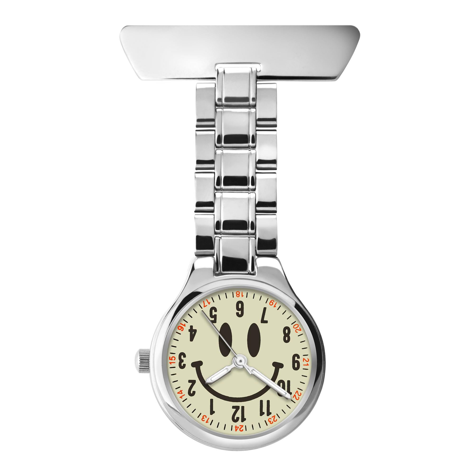 Sekonda Quartz Cream Dial Stainless Steel Bracelet Ladies Nurse Watch 4363.30