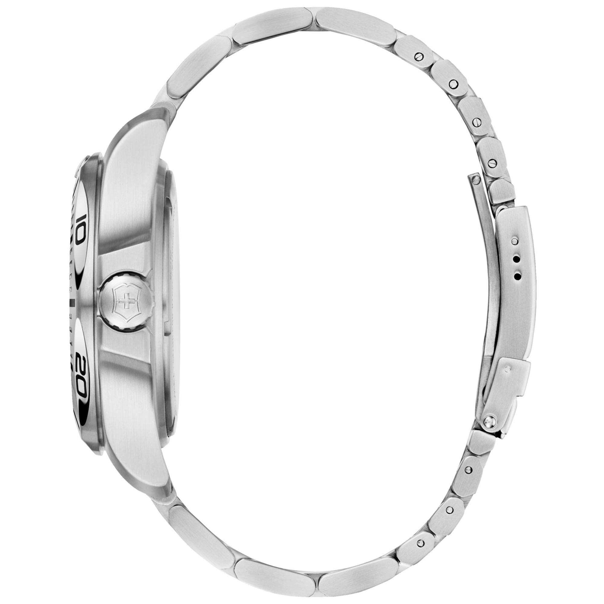 Victorinox Swiss Army I.N.O.X Professional Diver Blue Dial Silver Stainless Steel Bracelet Men's Watch 241782