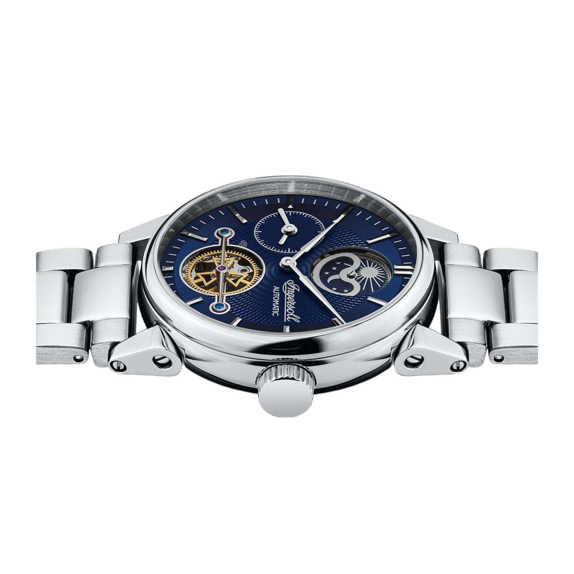 Ingersoll  The Swing  Automatic Blue Dial Stainless Steel Bracelet Men's Watch I07501