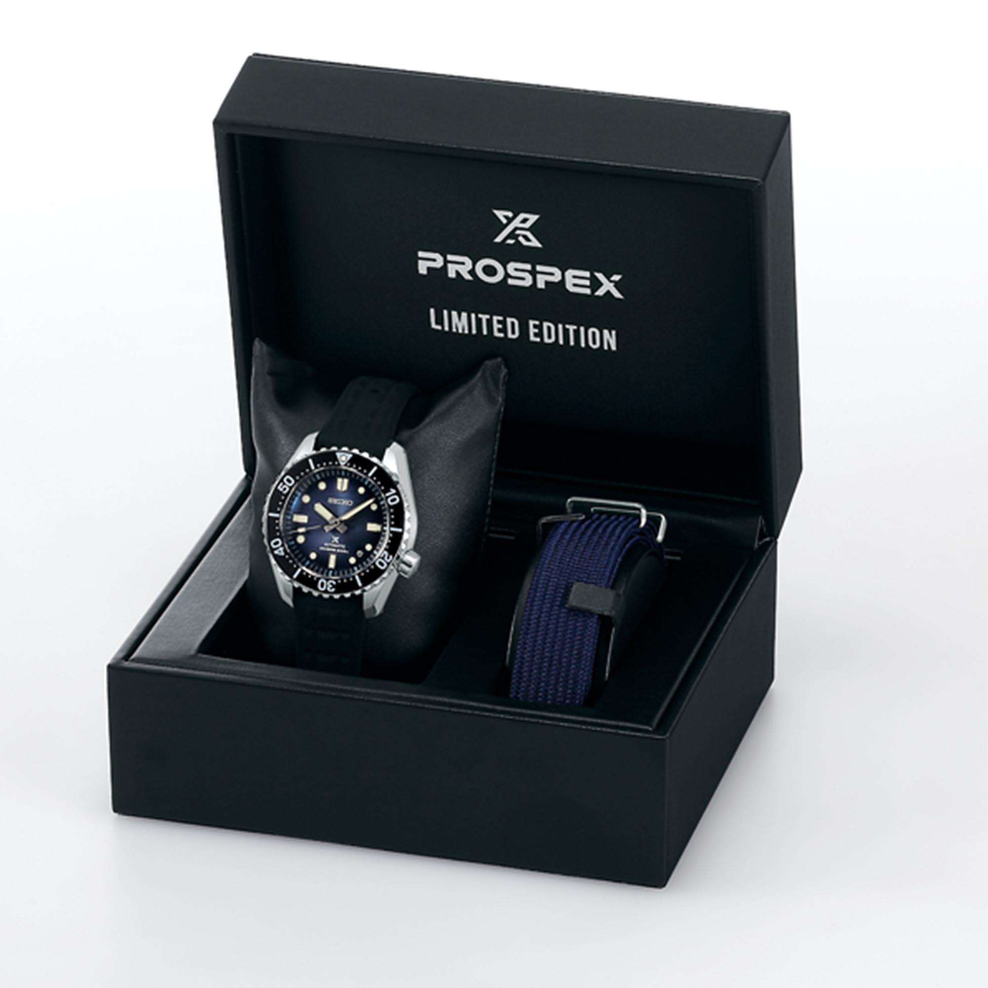 Seiko Prospex 'Antarctic Ice' Automatic Blue Dial Blue Strap Limited Edition Men's Watch SLA055J1