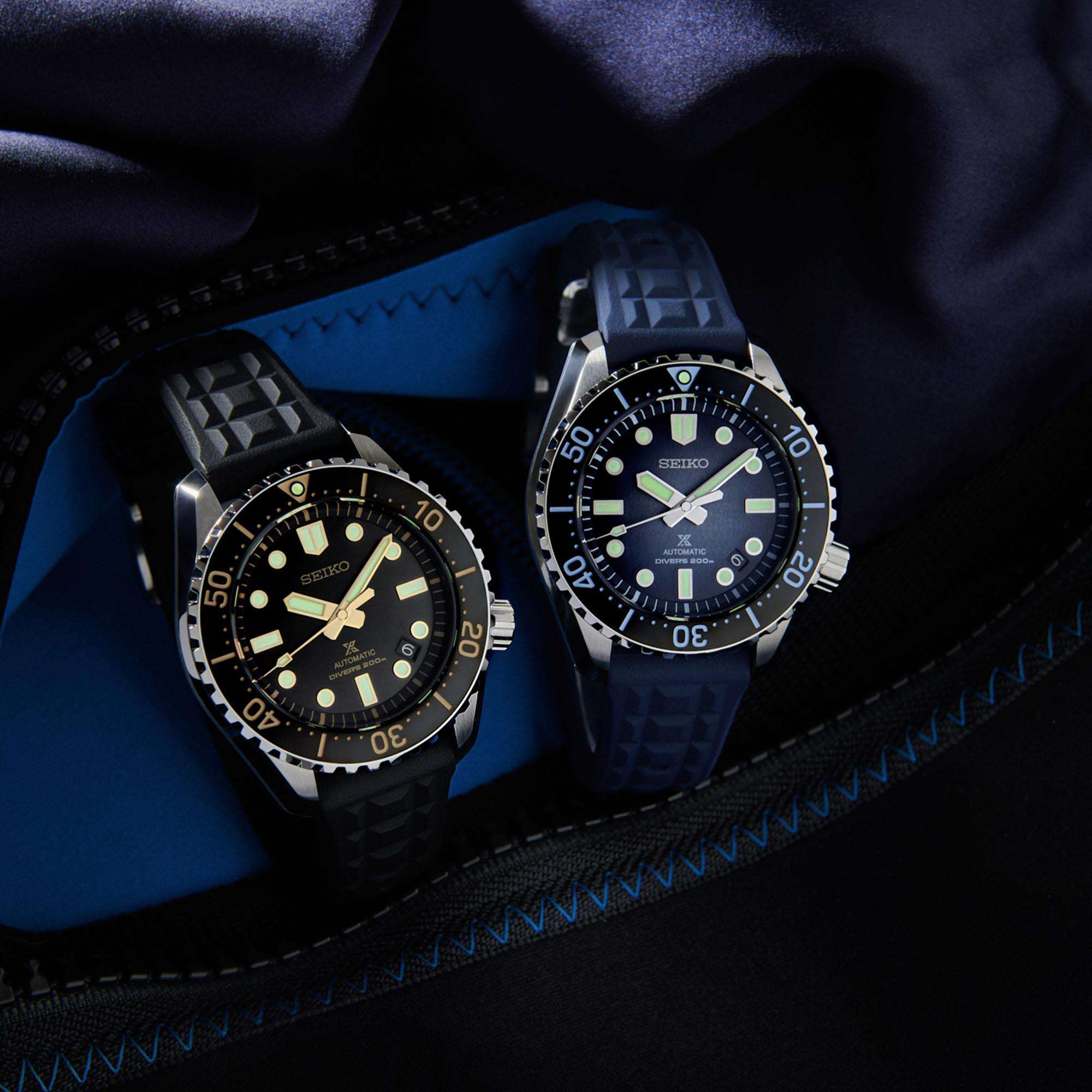 Seiko Prospex 'Antarctic Ice' Automatic Blue Dial Blue Strap Limited Edition Men's Watch SLA055J1