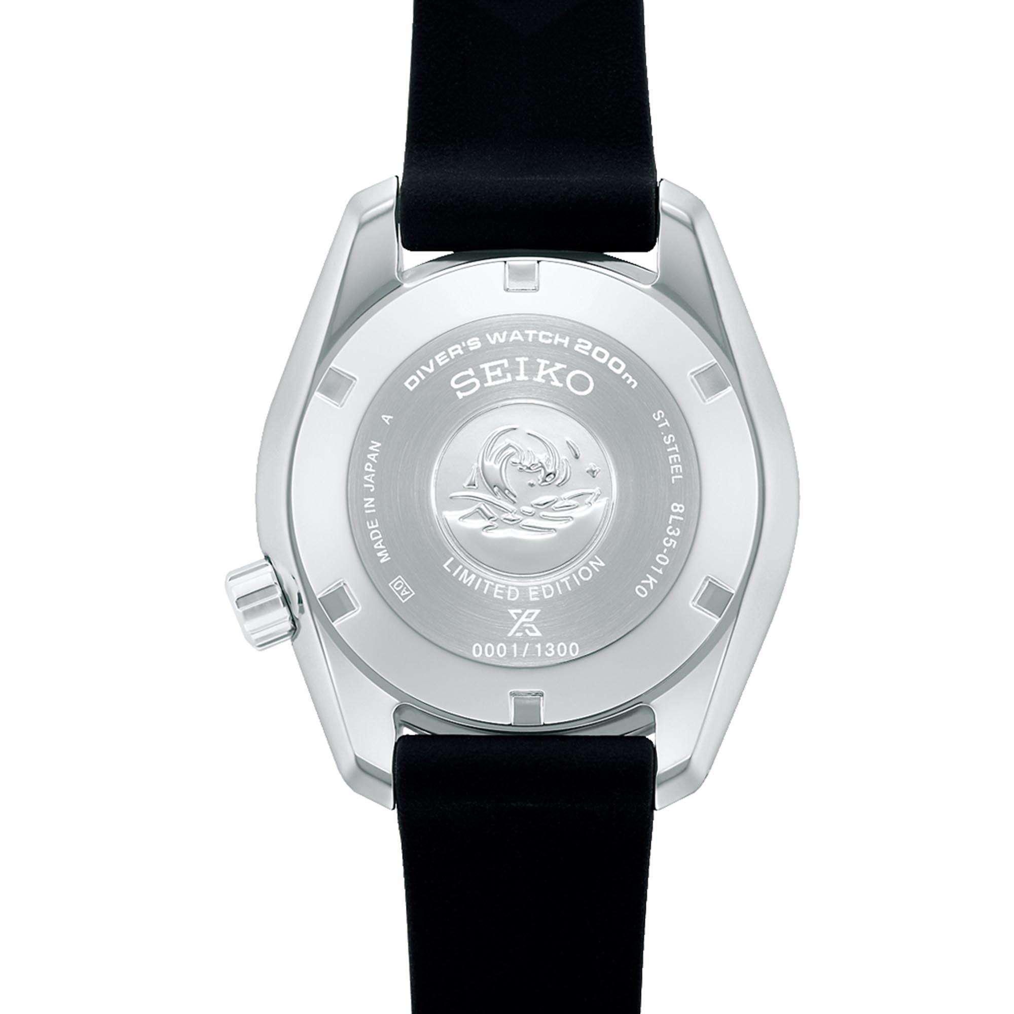 Seiko Prospex 'Antarctic Ice' Automatic Blue Dial Blue Strap Limited Edition Men's Watch SLA055J1