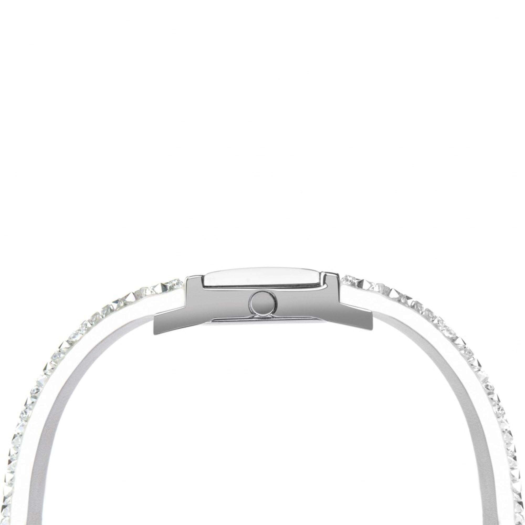 Seksy Rocks Quartz Silver Dial Silver Brass Bracelet Ladies Watch 40042