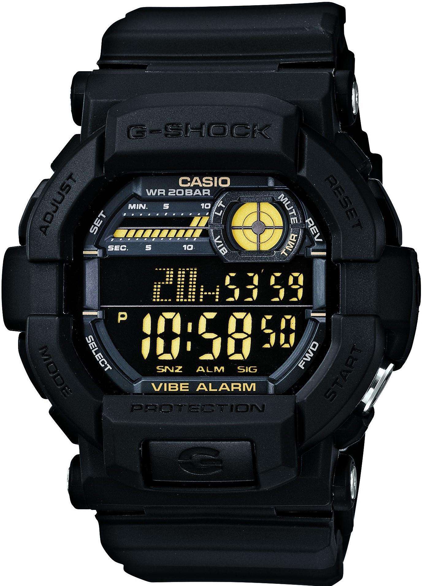 Classic G Shock Vibrating Timer Alarm Chronograph Watch GD 350 1BER 50mm