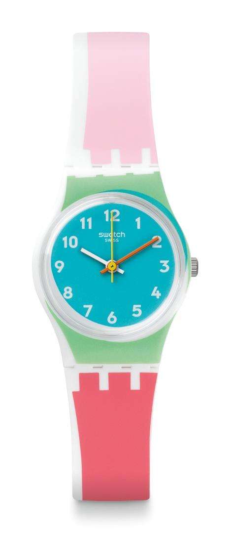De Travers Plastic Case Silicone Strap Watch LW146