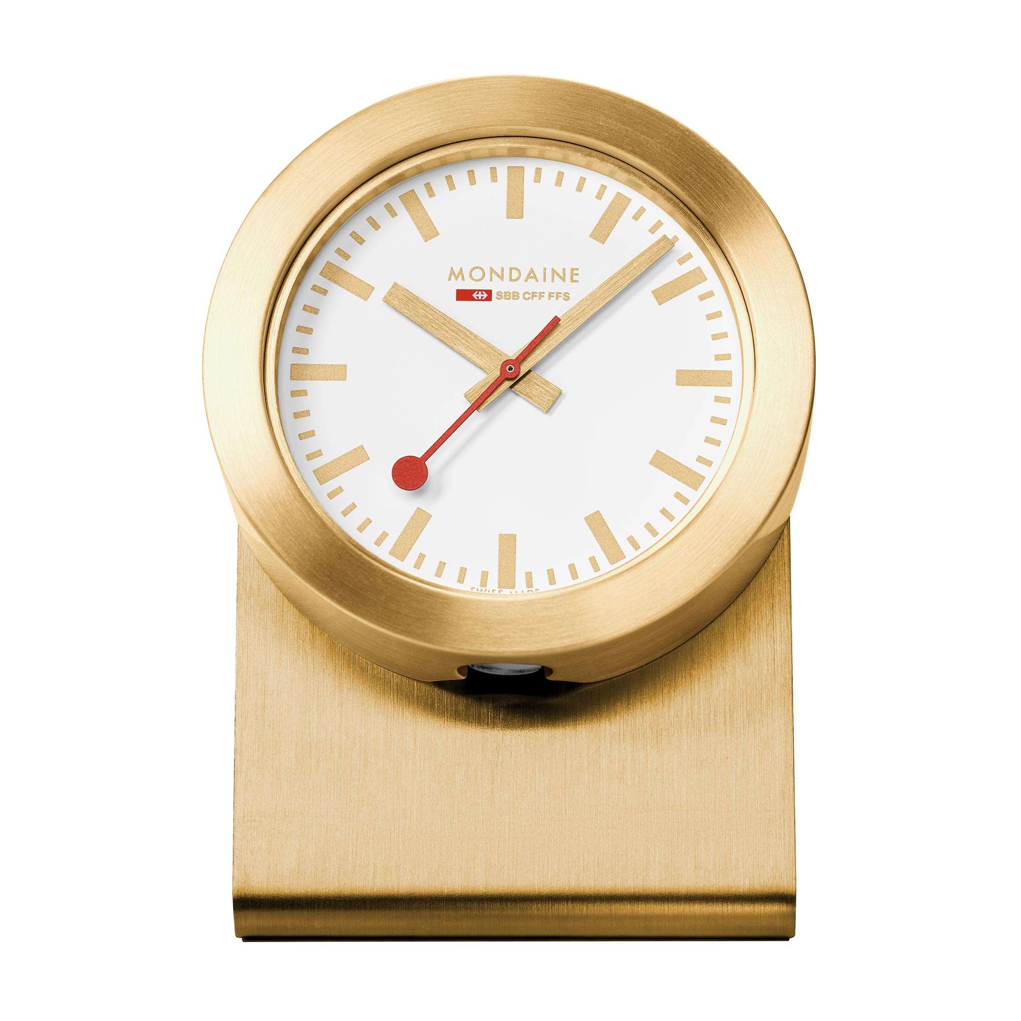 Mondaine Magnet Clock Gold Case 50mm A660.30318.82SBG