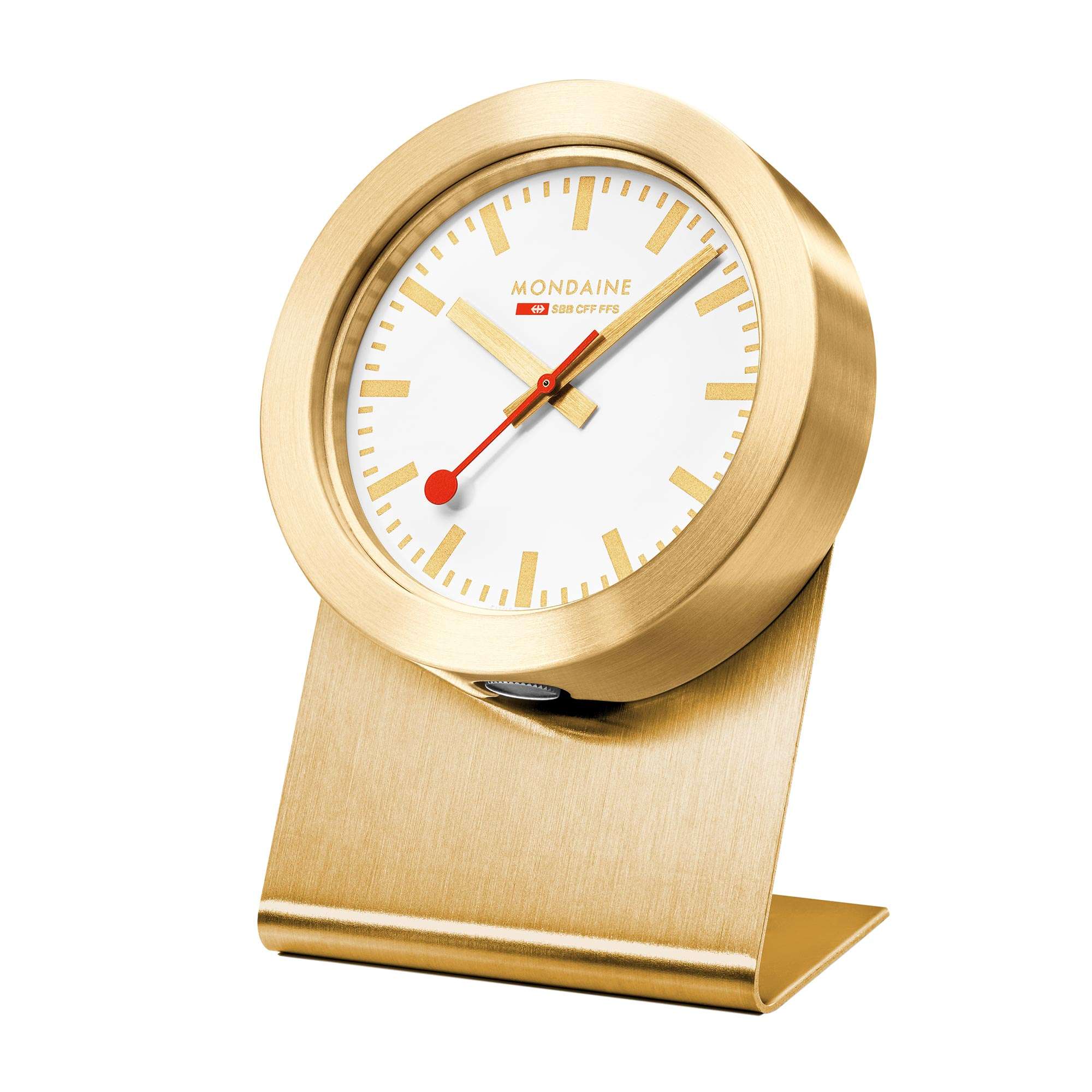 Mondaine Magnet Clock Gold Case 50mm A660.30318.82SBG