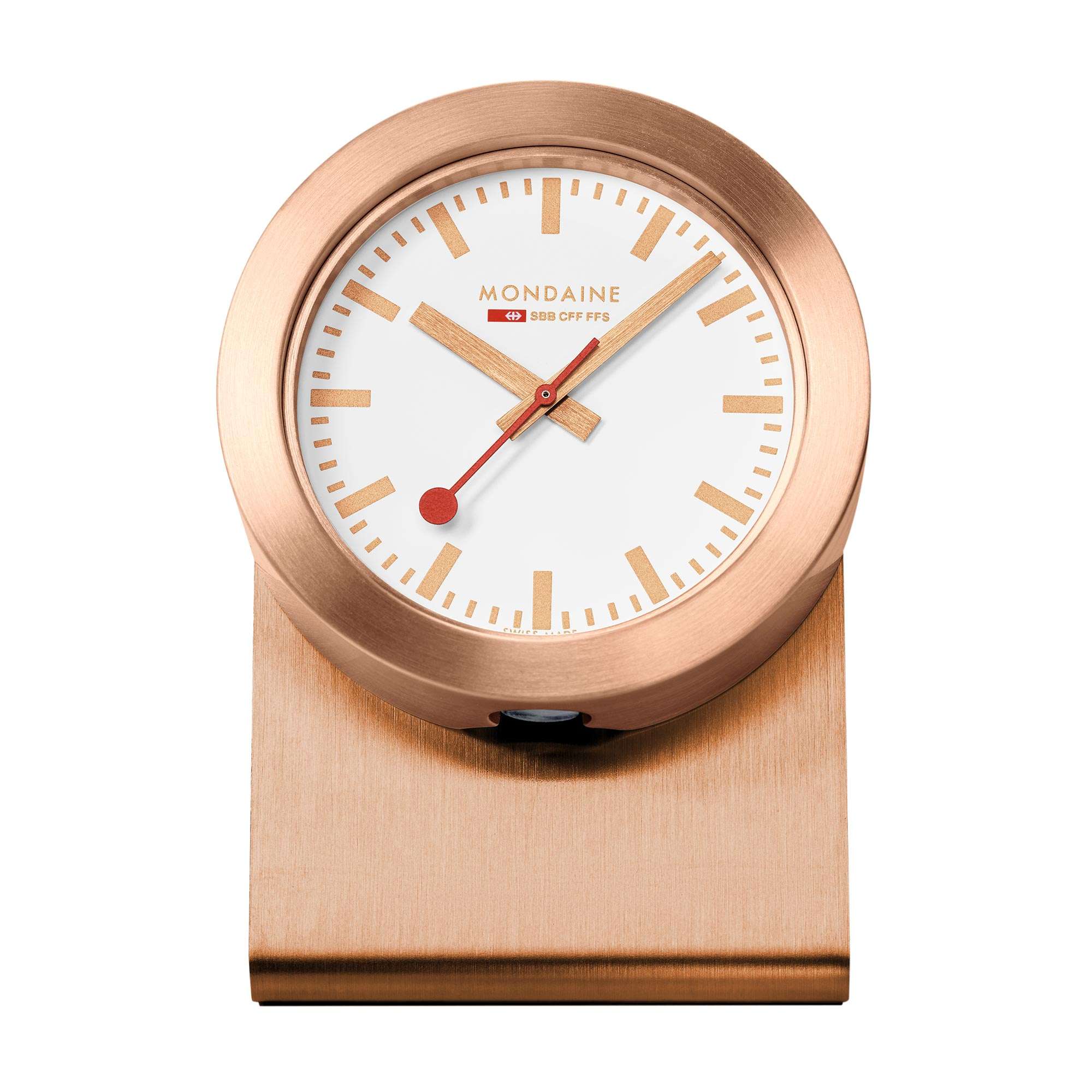 Mondaine Magnet Clock Copper Case 50mm A660.30318.82SBK