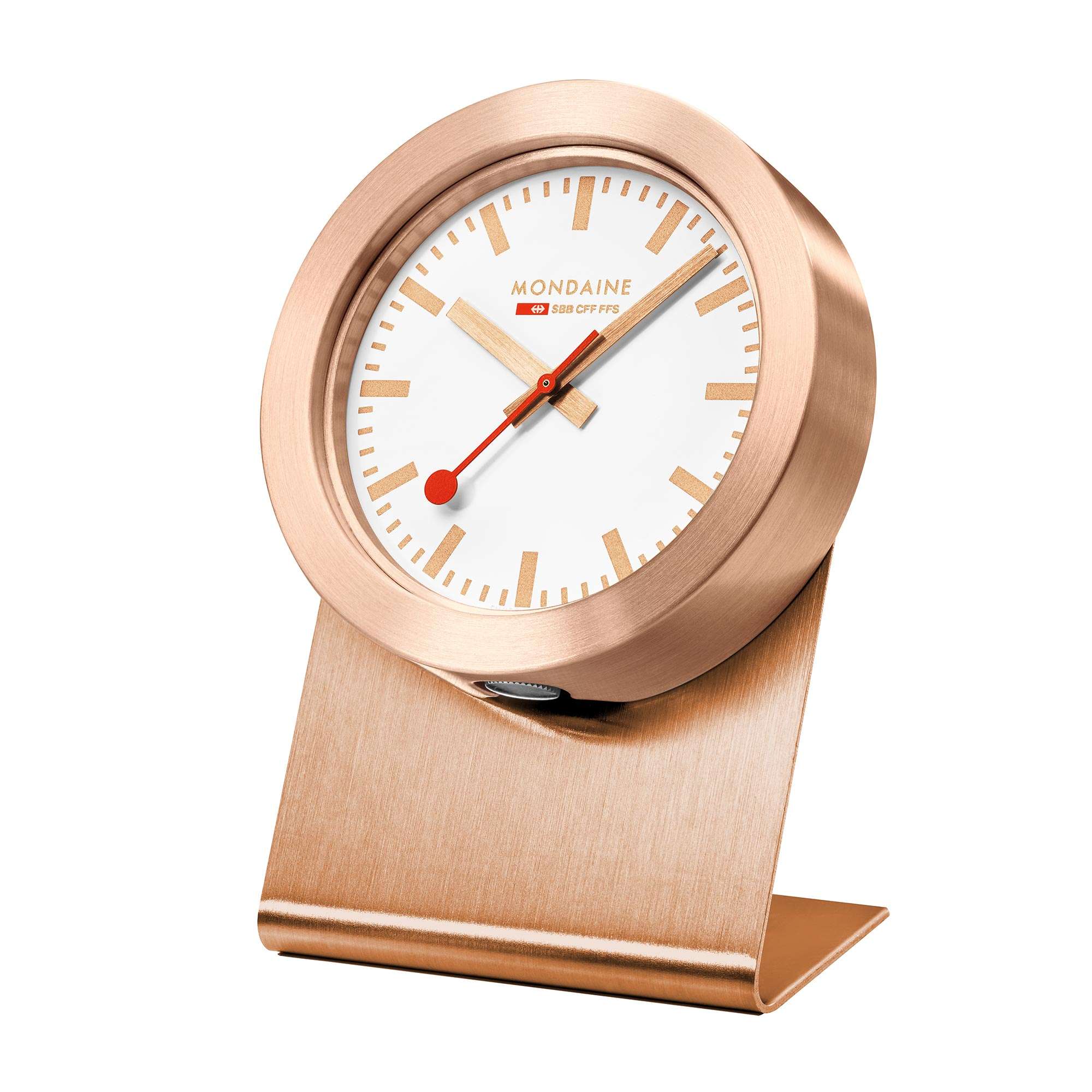 Mondaine Magnet Clock Copper Case 50mm A660.30318.82SBK