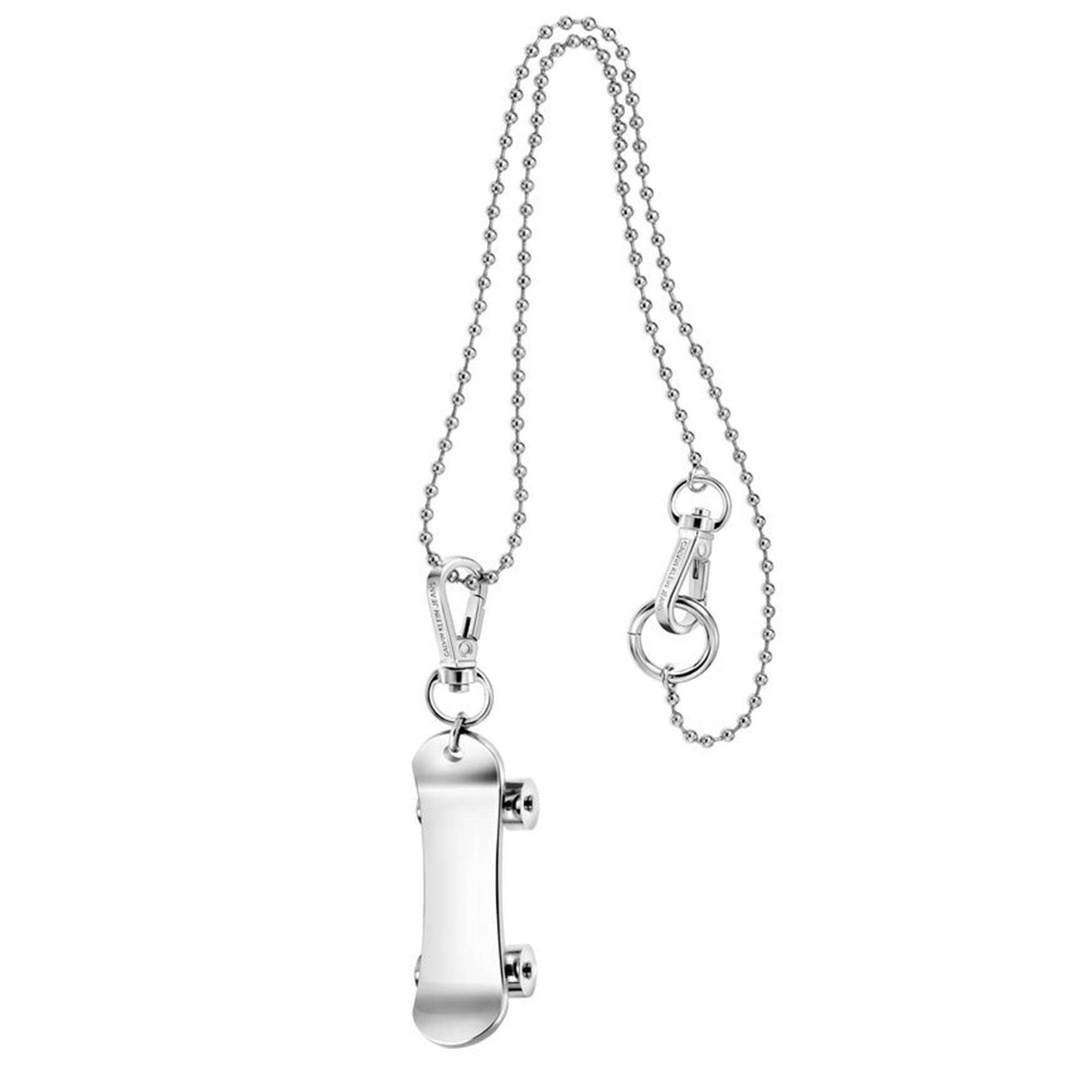 Calvin Klein Skateboard Stainless Steel Necklace Ladies Jewellery KJJCMP000200