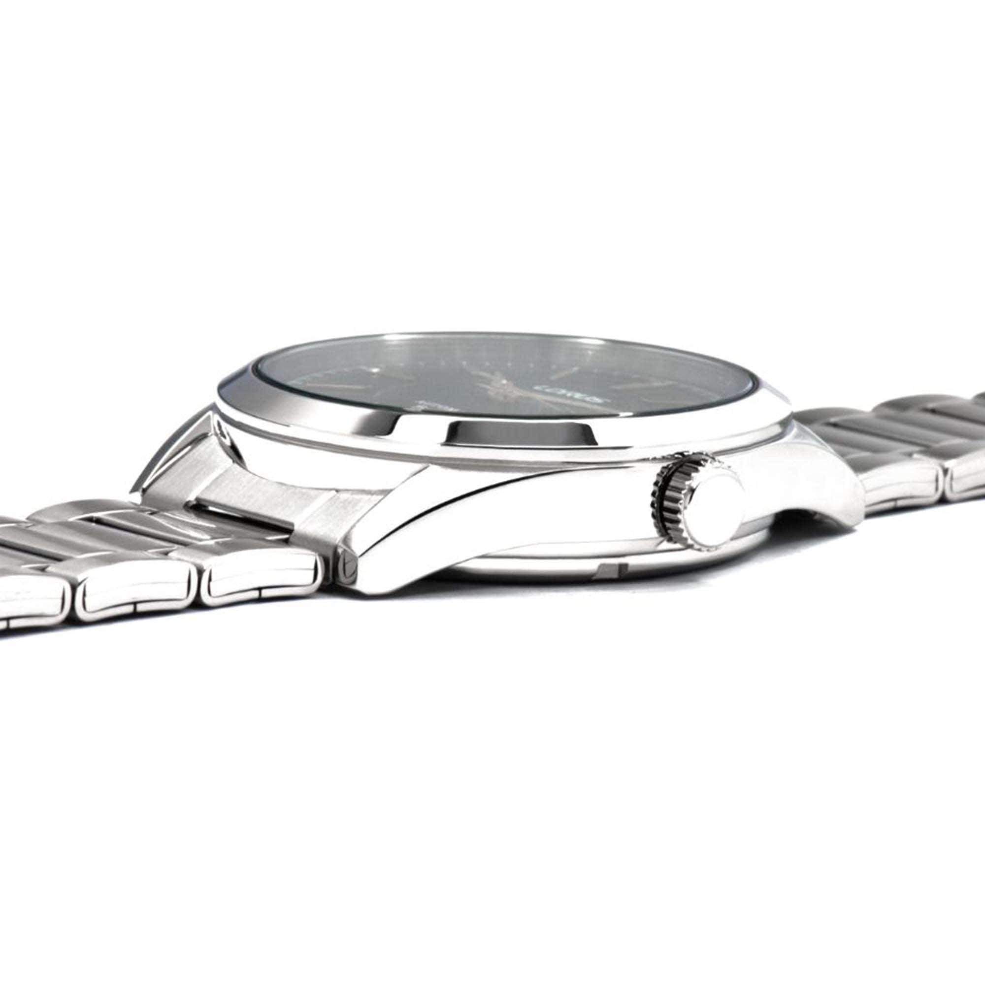 Lorus Classic Automatic Black Dial Stainless Steel Bracelet Men's Watch RL441AX9