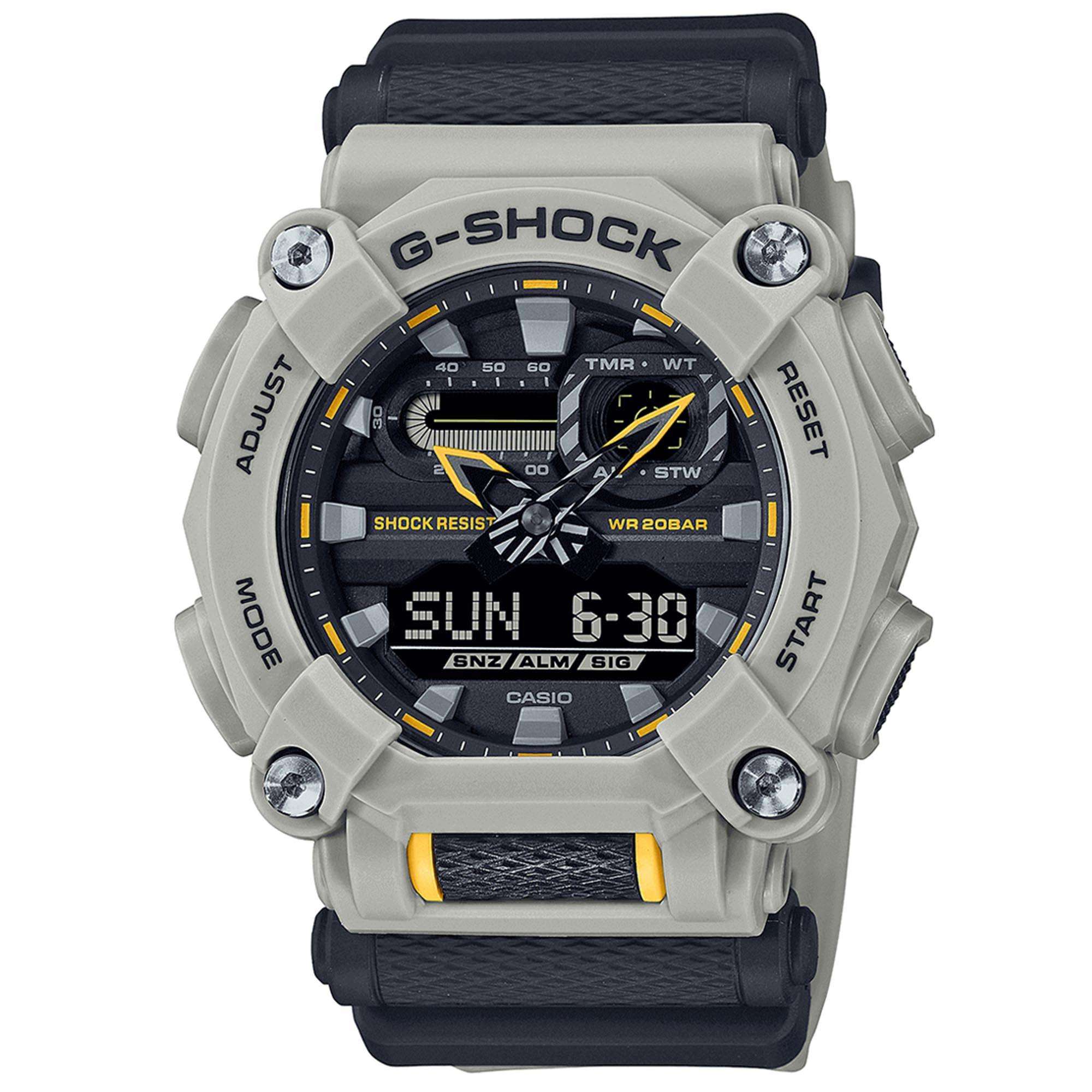 Casio G-Shock Quartz Black Dial Black Strap Men's Watch GA-900HC-5AER