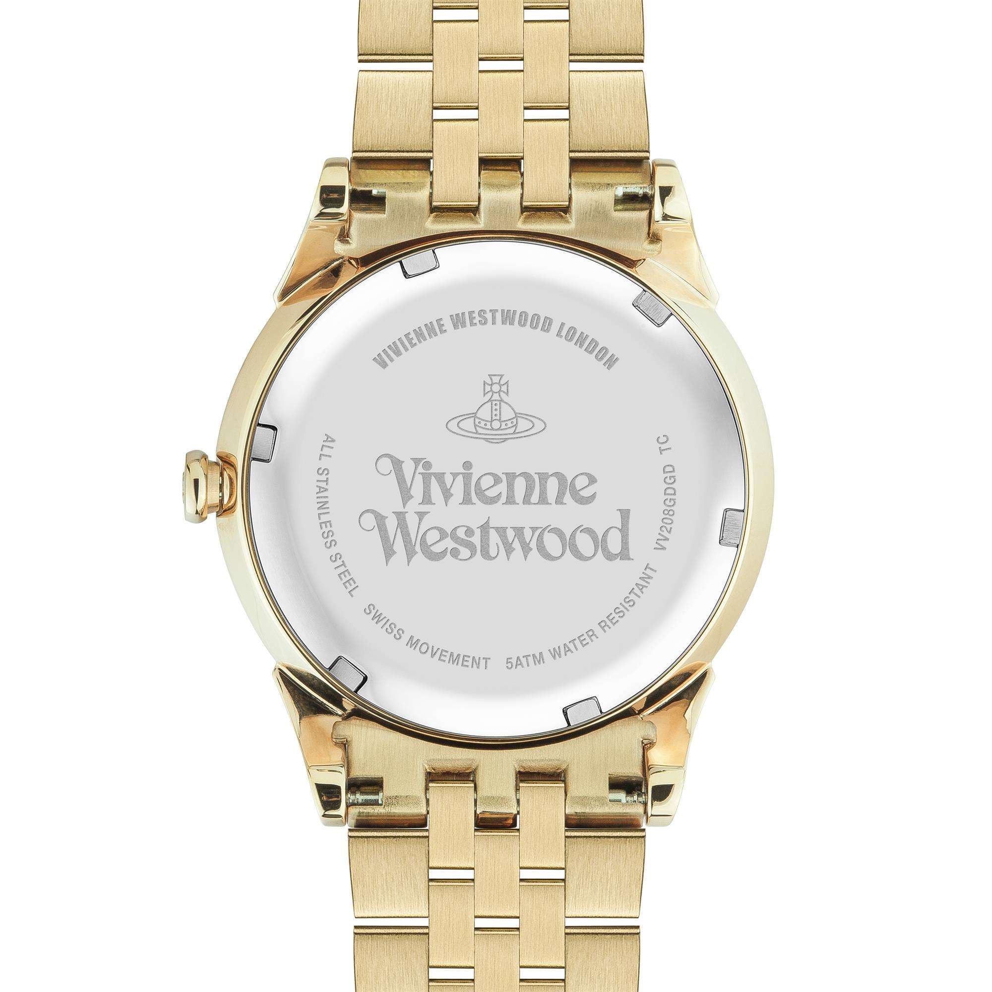 Vivienne Westwood Wallace Quartz Green Dial Gold PVD Stainless Steel Ladies' Watch