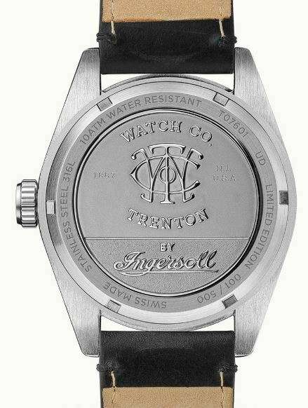 Ingersoll Limited Edition The Trenton Blue Dial Black Leather Strap Quartz Men's Watch T07601