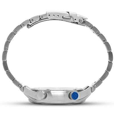 Columbia Outbacker Quartz Black Dial Silver Stainless Steel Bracelet Men's Watch CSC01-005