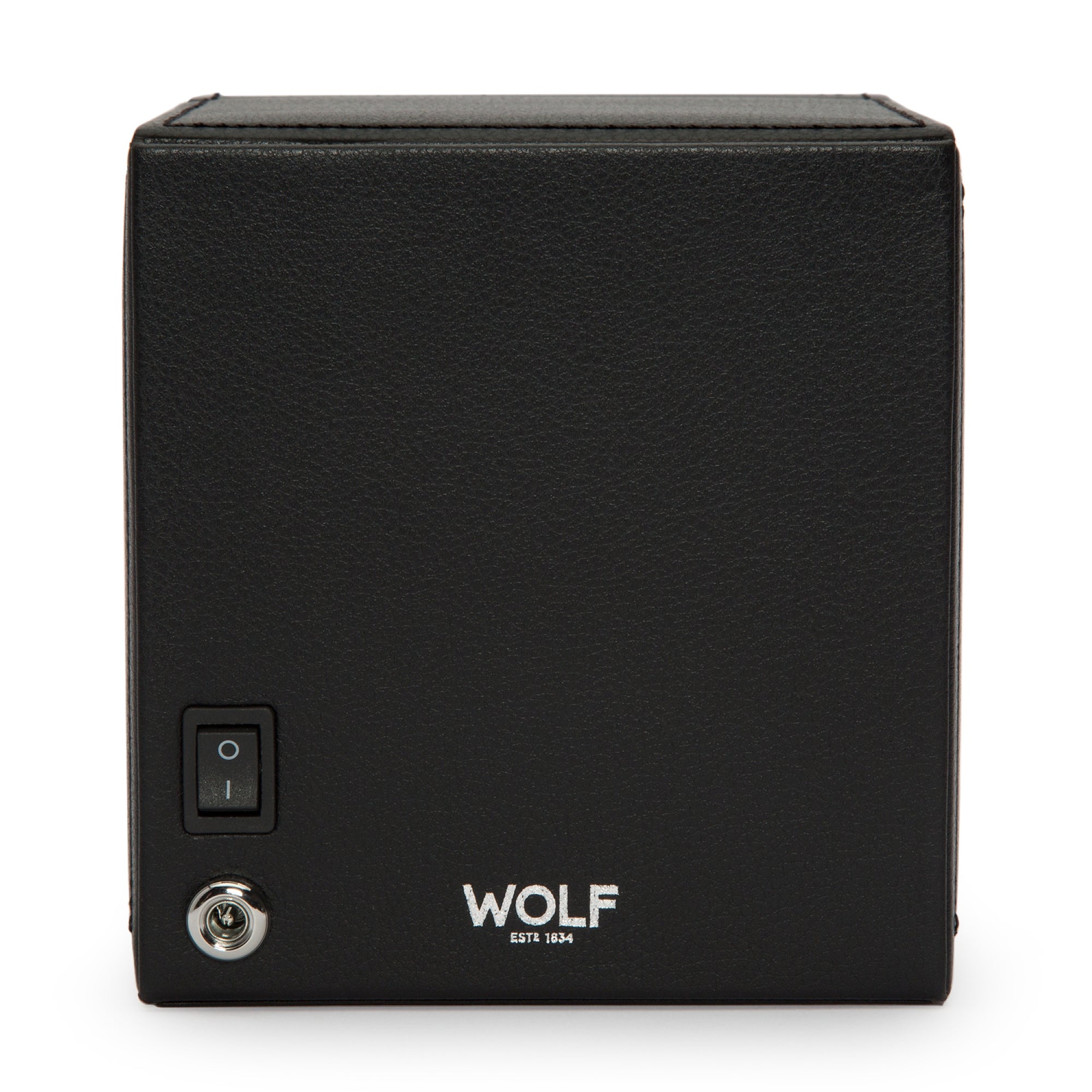 WOLF Cub Single Watch Winder Black with Cover 461103