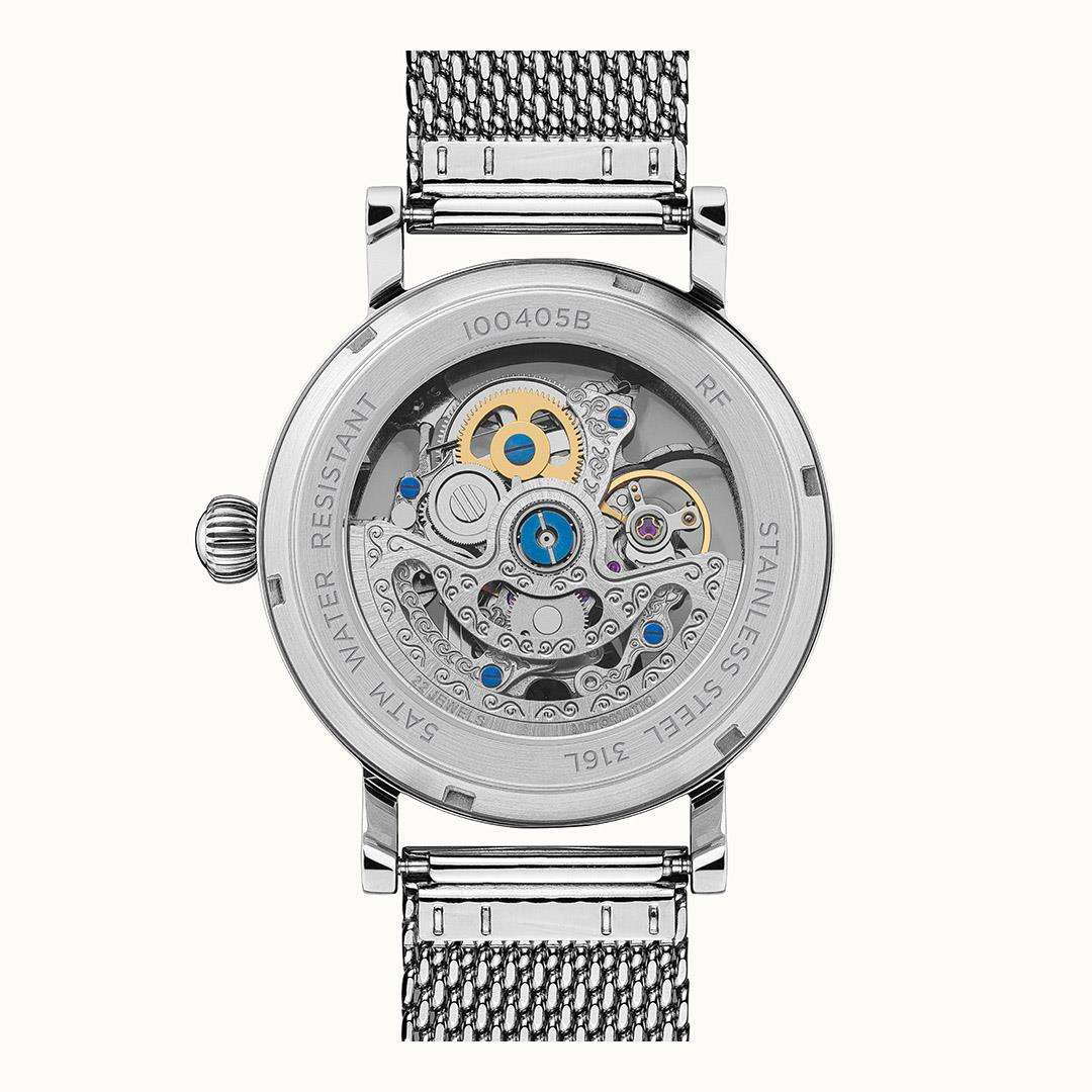 Ingersoll The Herald Automatic Grey Dial Milanese Bracelet Men's Watch I00405B