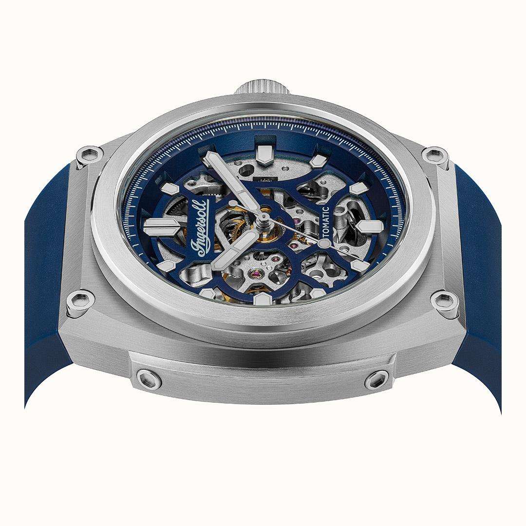 Ingersol The Motion Automatic Blue Dial Strap Men's Watch I11704