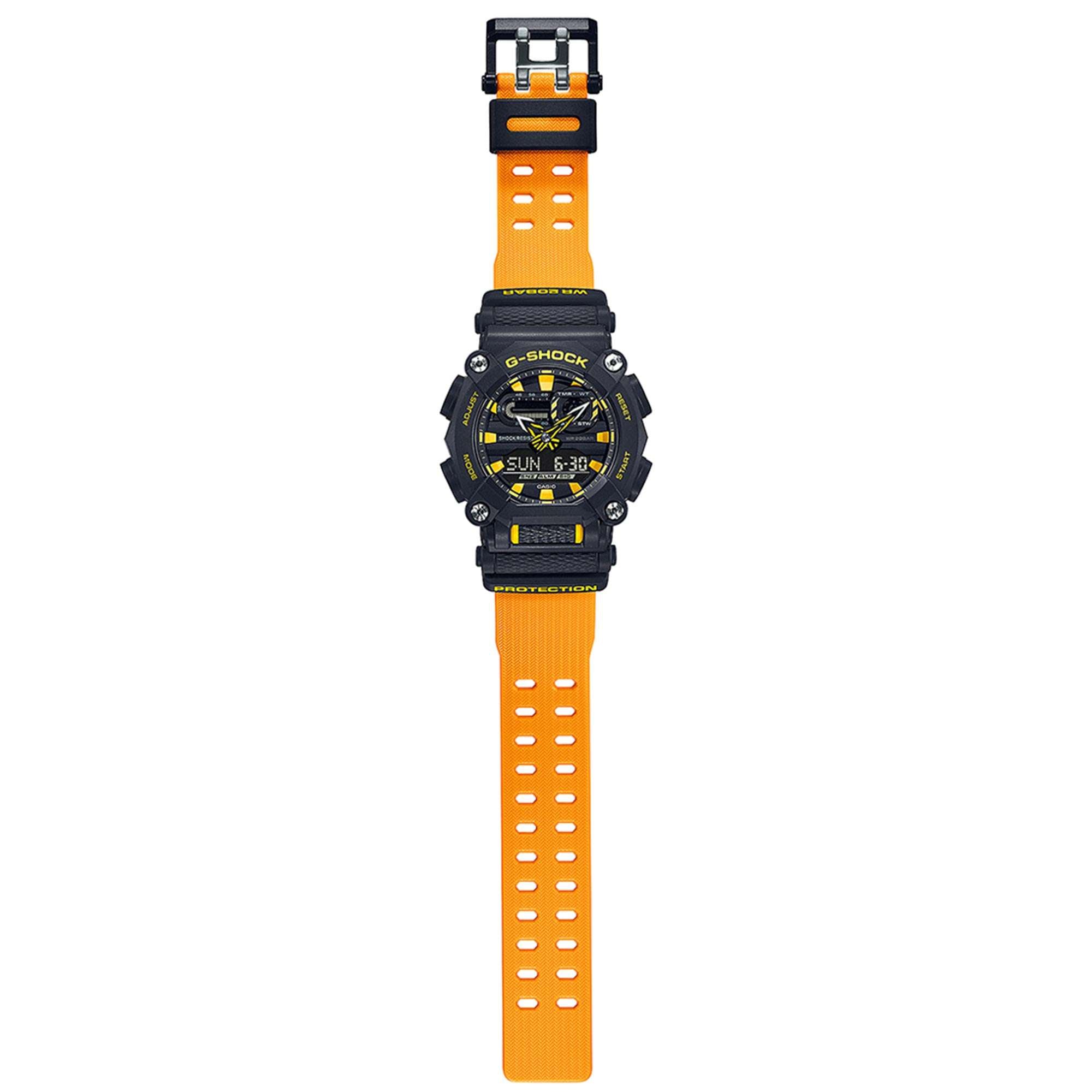 Casio G-Shock Quartz Black Dial Resin Strap Mens Watch GA-900A-1A9ER