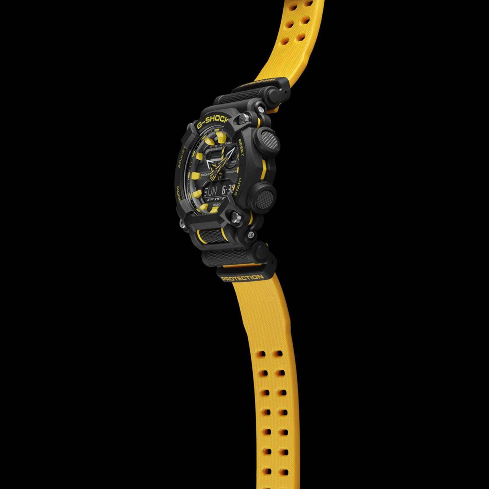 Casio G-Shock Quartz Black Dial Resin Strap Mens Watch GA-900A-1A9ER