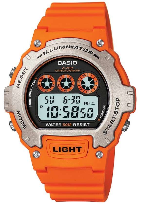 Collection Quartz Digital Dial Resin Strap Watch W 214H 4AVEF