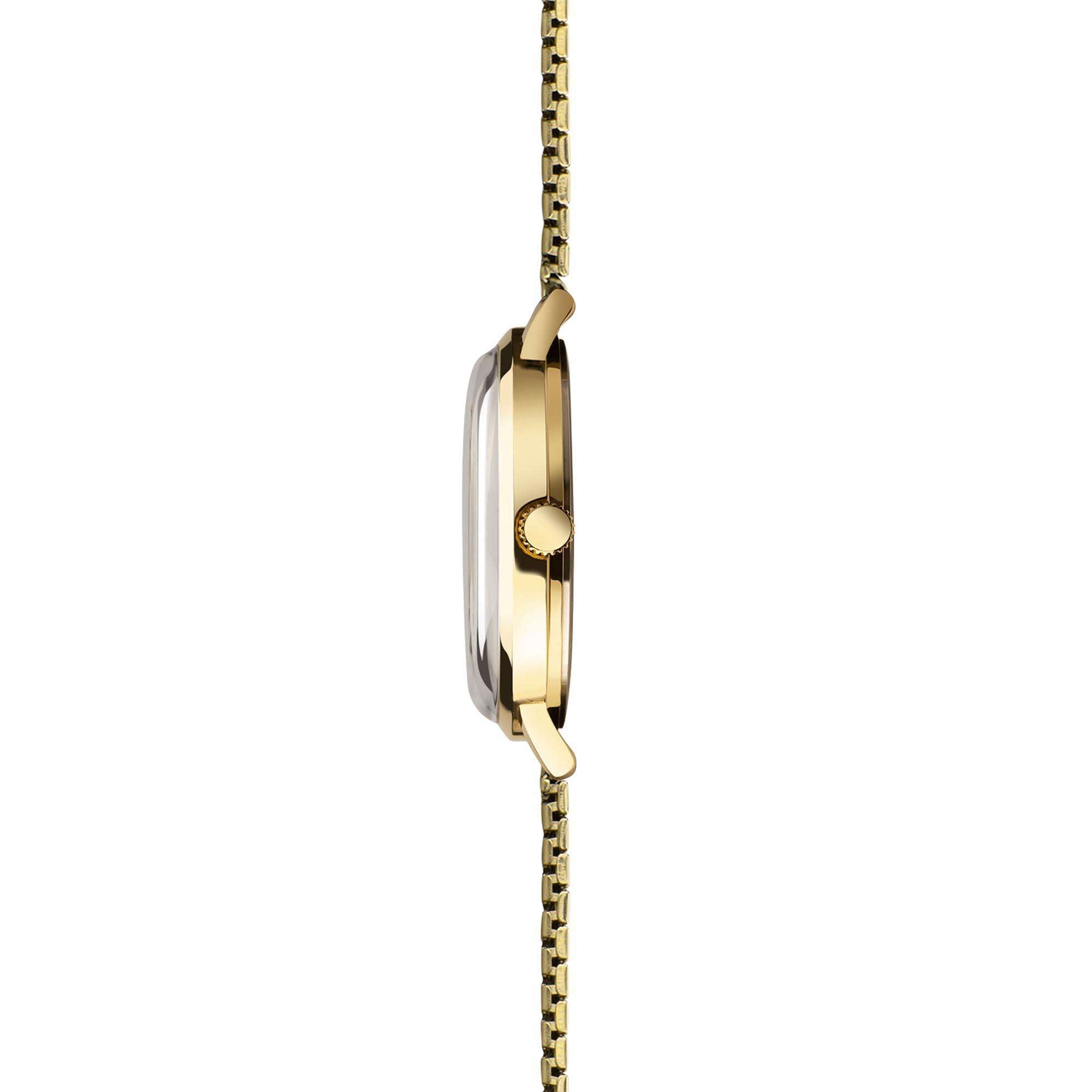 Sekonda Classic Quartz Gold Coloured Dial Stainless Bracelet Men's Watch 1952