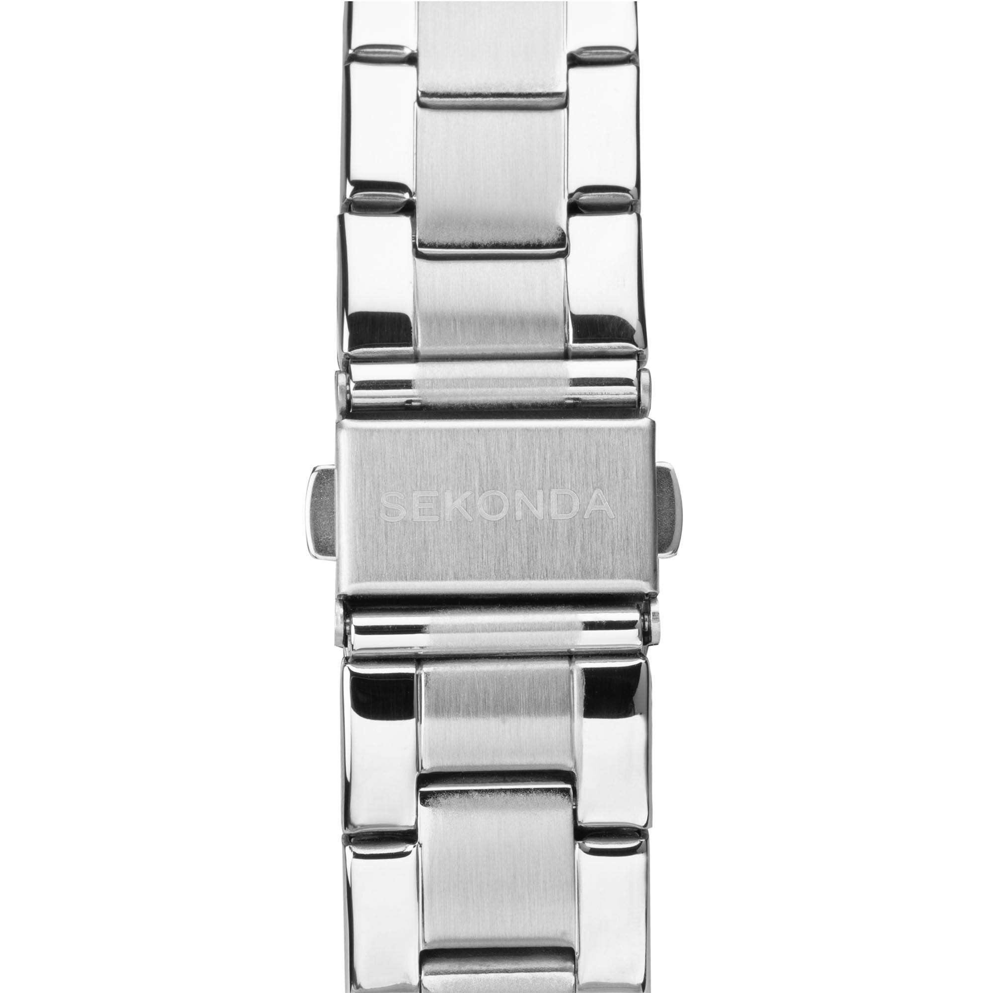 Sekonda ColourPop Quartz Silver Dial Stainless Bracelet Men's Watch 1945