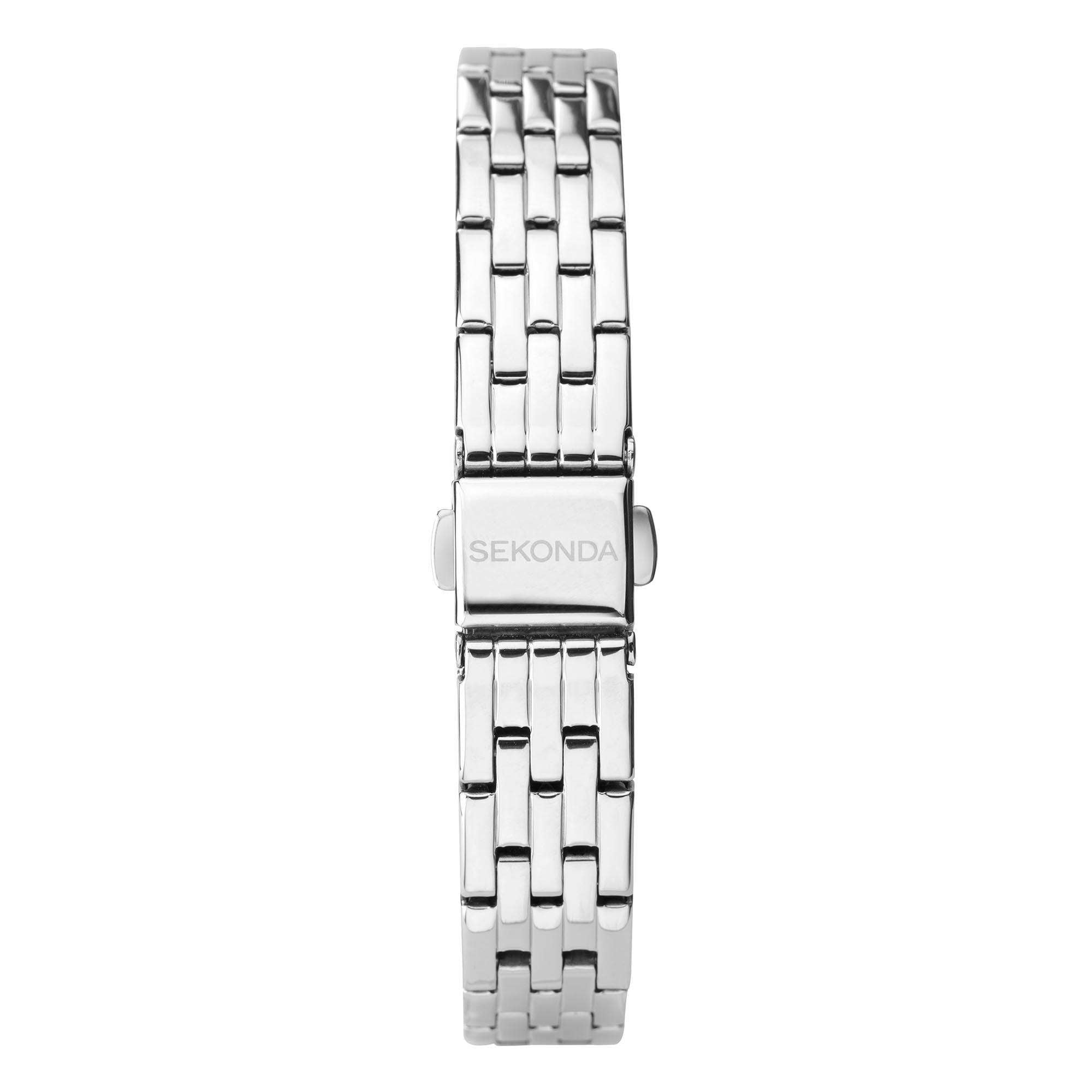 Sekonda Hero Quartz White Dial Stainless Steel Bracelet Ladies Watch 40348
