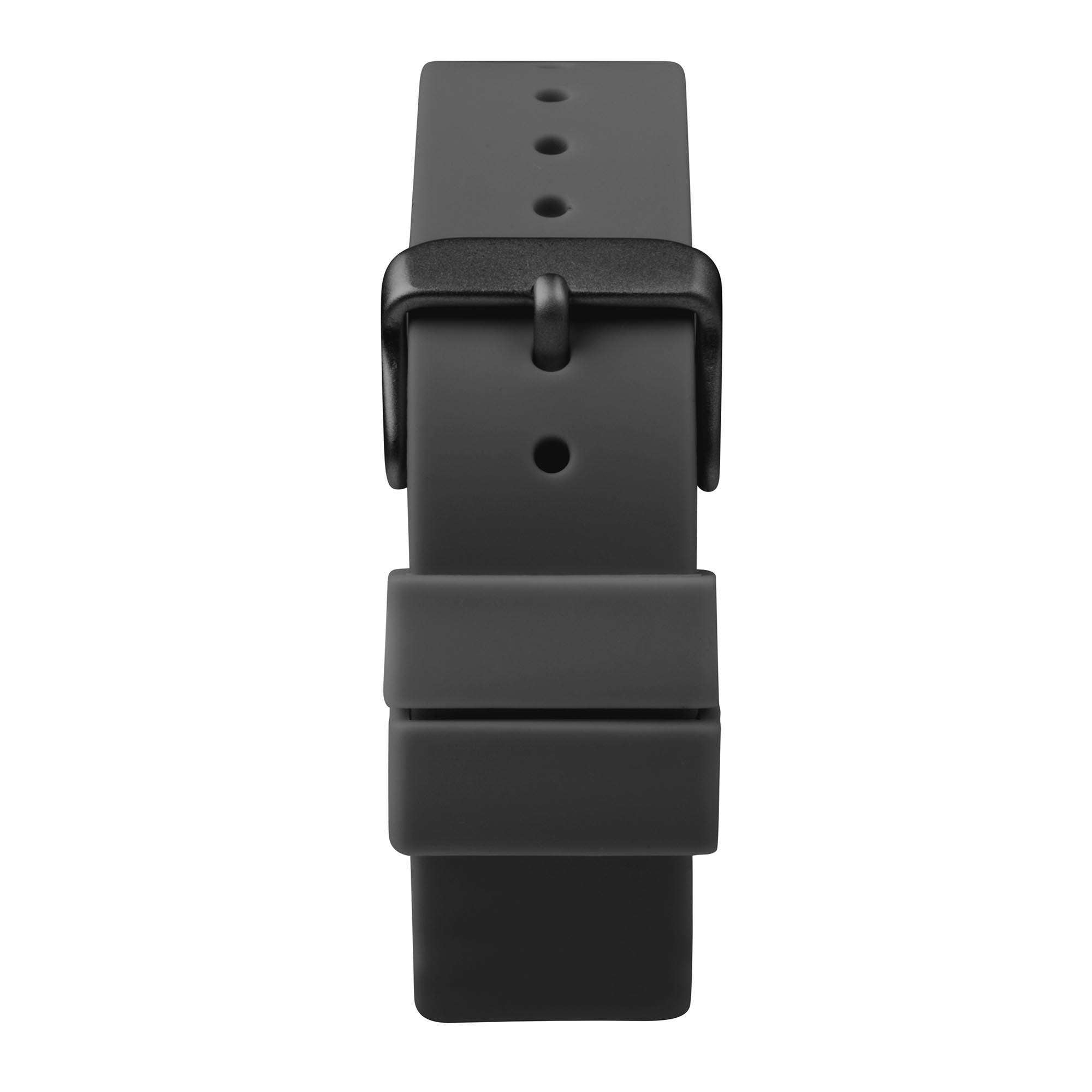 Sekonda In Colour Quartz Black Dial Black Silicone Strap Ladies Watch 40389