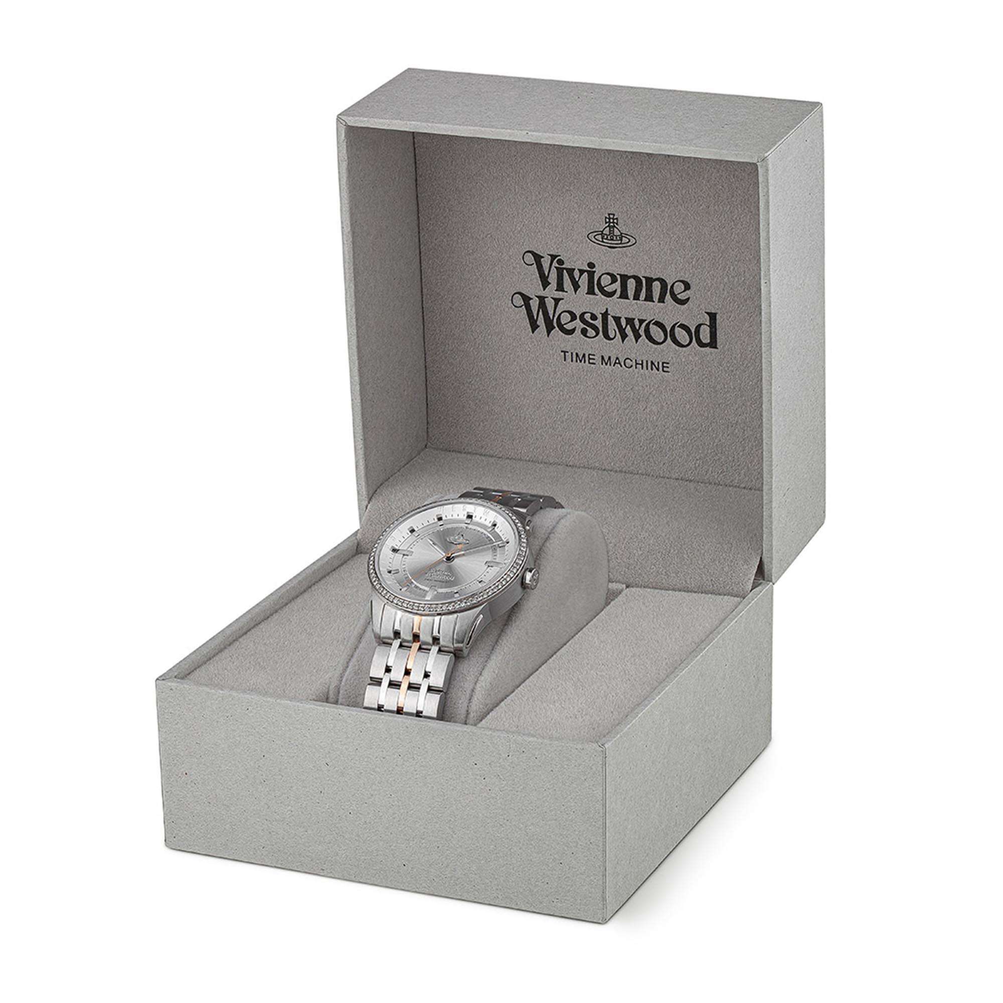 Vivienne Westwood East End Quartz Silver Dial Stainless Steel Bracelet Ladies Watch VV262WSSR