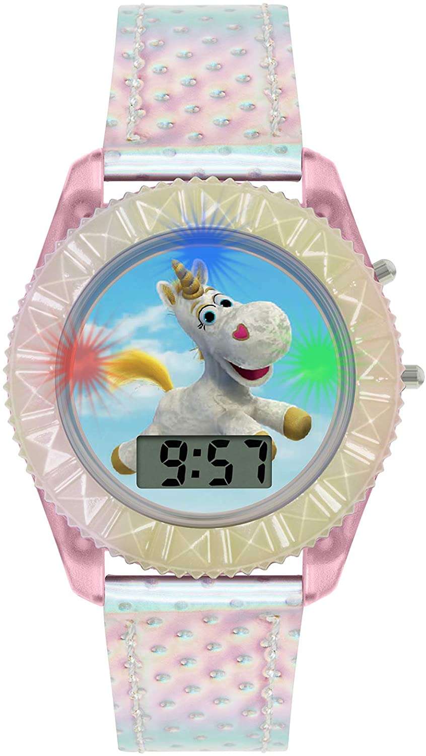 Disney Toy Story Quartz White Dial Pink Plastic Strap Kids Watch TYM4000ARG
