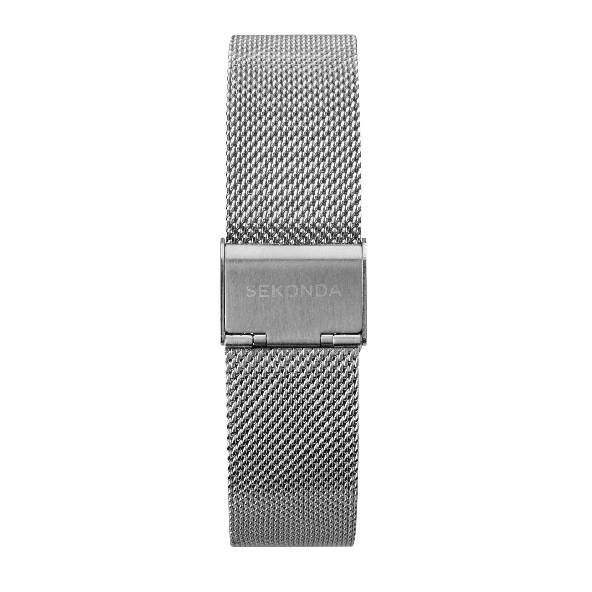 Sekonda Classic Quartz White Dial Milanese Bracelet Men's Watch 1940